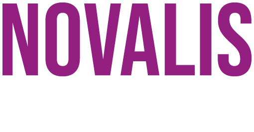 Novalis medienhaus logo weiss