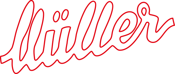 Mueller logo schriftzug