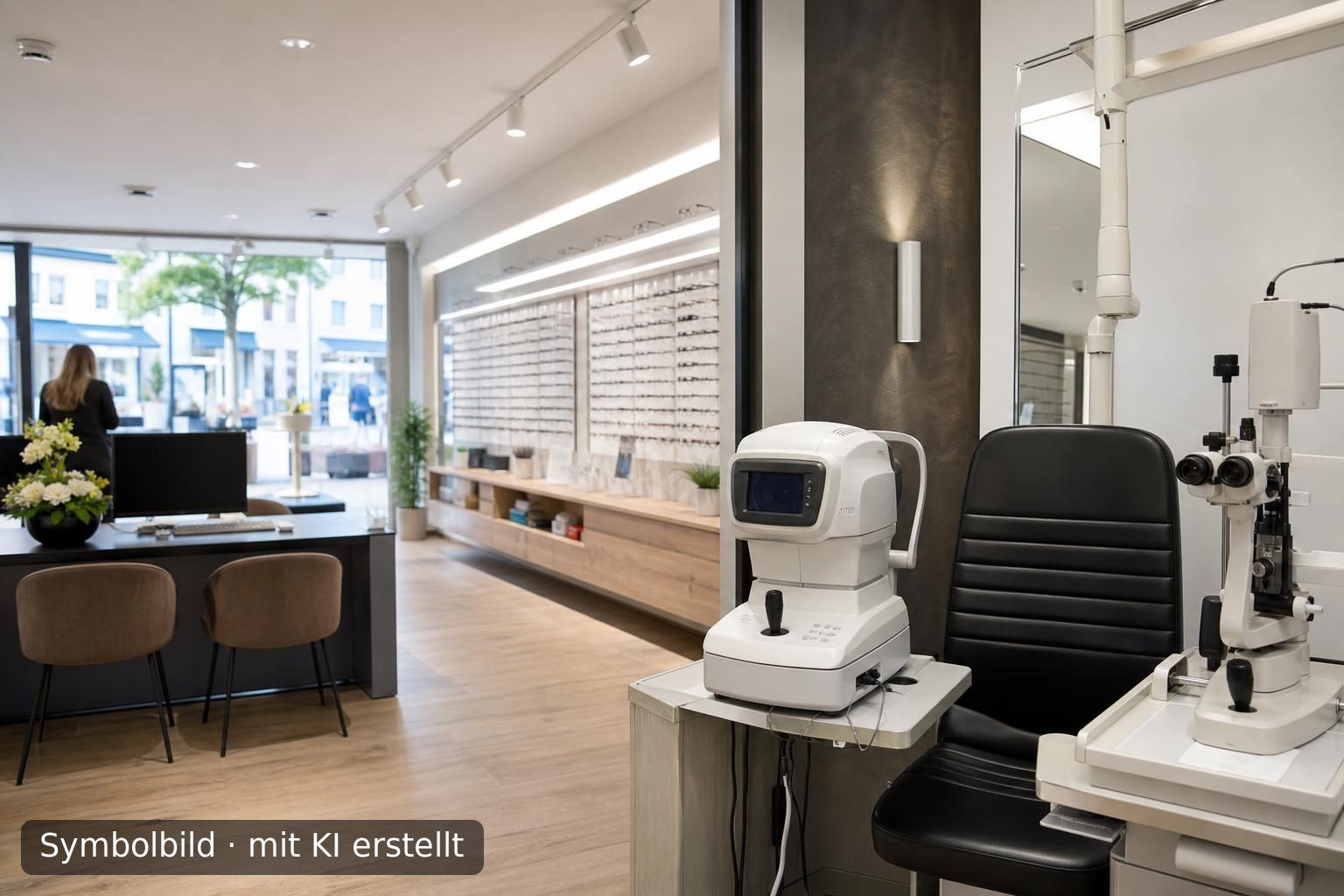 Etablierter Augenoptik-Fachbetrieb zur Nachfolge im Landkreis Heilbronn Symbolbild – mit KI erstellt