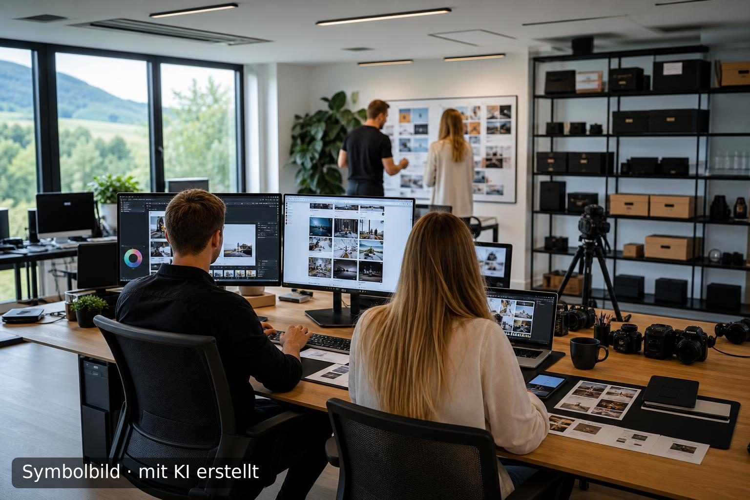 Werbeagentur mit Fokus auf Webdesign und KI im Raum Altenkirchen zur Nachfolge Symbolbild – mit KI erstellt