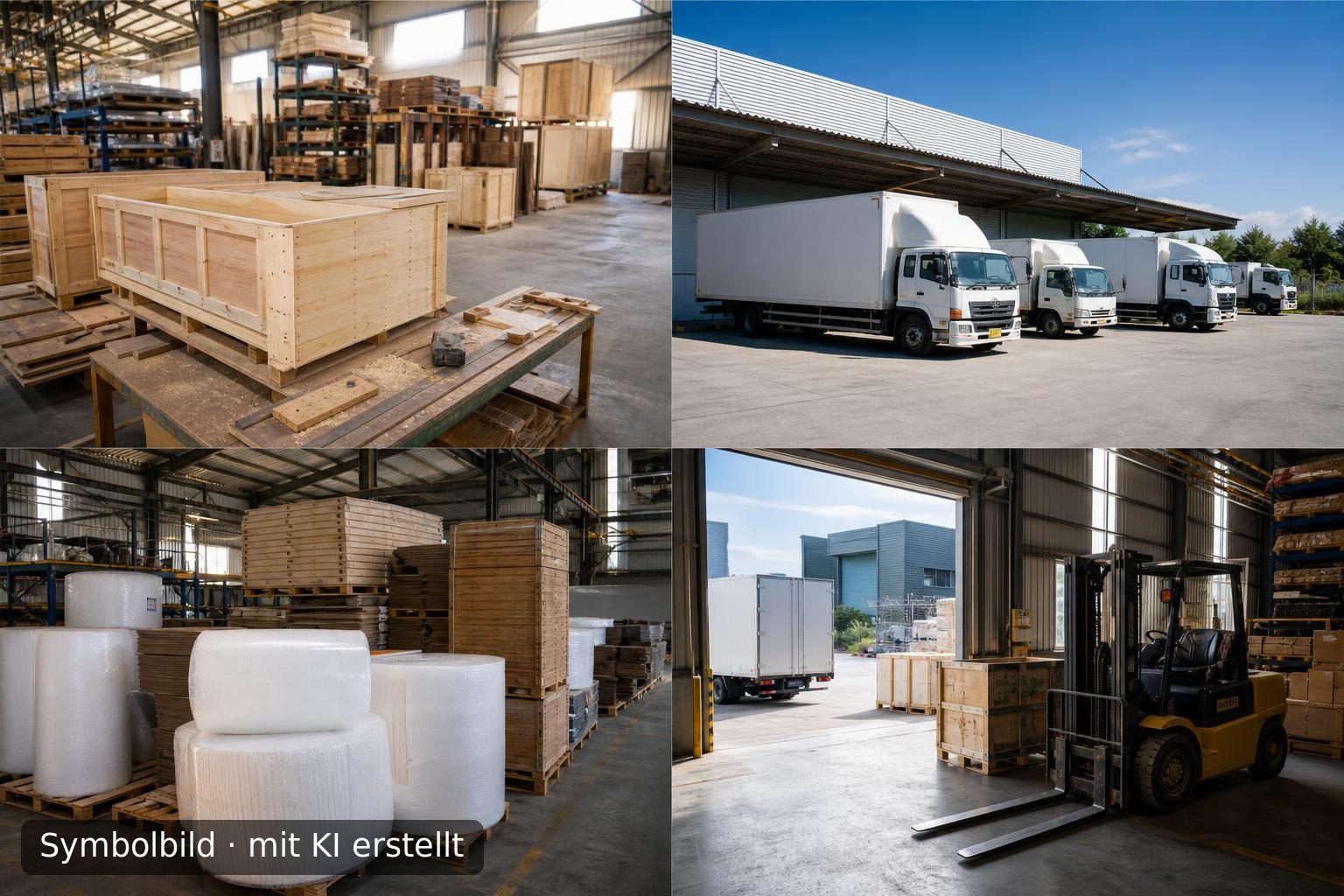 Nachfolgeregelung Verpackungstechnik und Transportlogistik in Nordrhein-Westfalen Symbolbild – mit KI erstellt