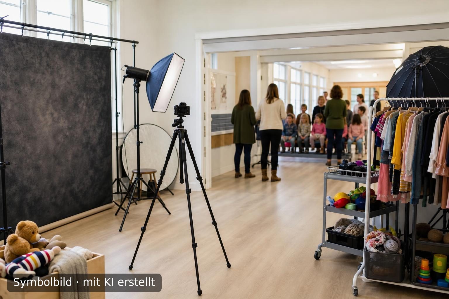 Etabliertes Fotostudio mit Fokus auf Kita- und Schulfotografie im Rhein-Lahn-Kreis Symbolbild – mit KI erstellt