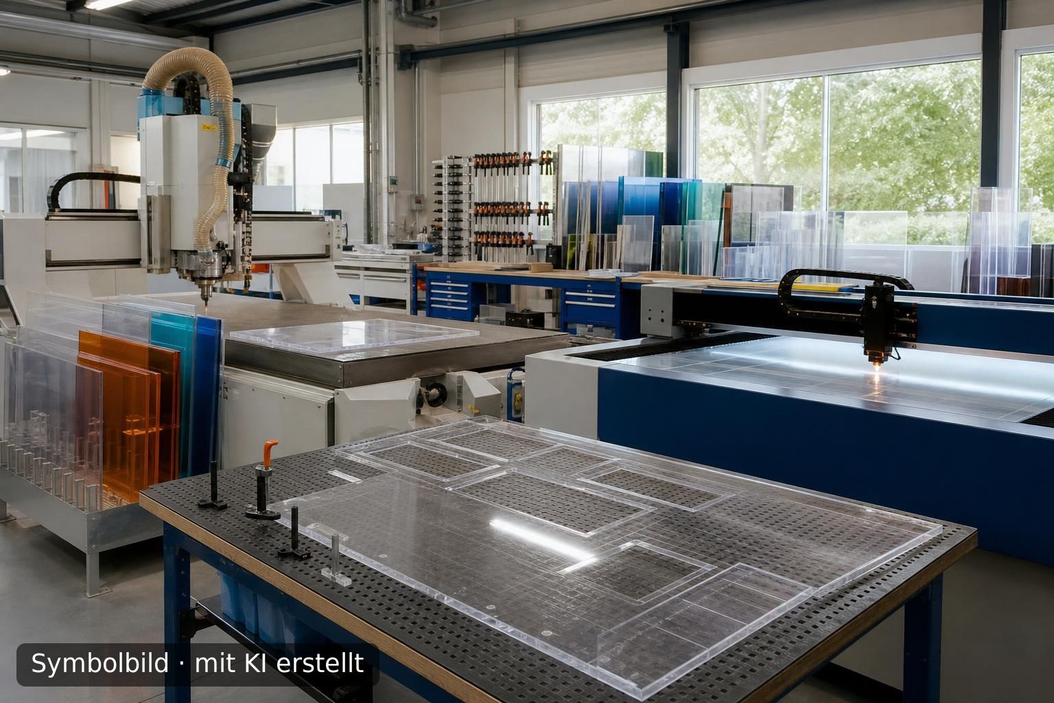Nachfolge im Kunststoff-Verarbeitungsbetrieb im Erzgebirgskreis Symbolbild – mit KI erstellt