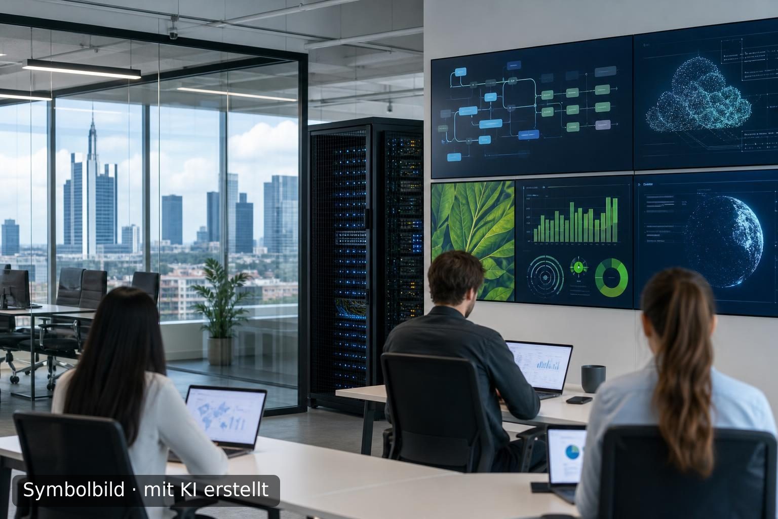 Innovative Cloud-Software für ESG & Compliance in Frankfurt am Main zu verkaufen Symbolbild – mit KI erstellt
