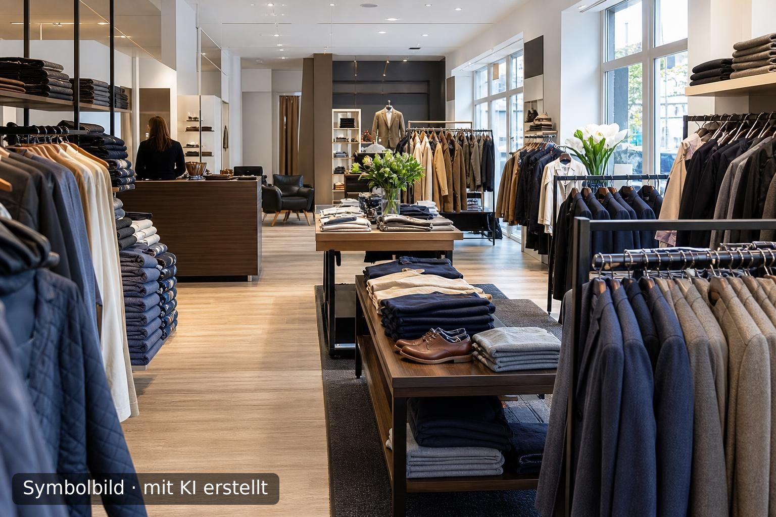 Etabliertes Modehaus im Landkreis Merzig-Wadern zur Nachfolge Symbolbild – mit KI erstellt