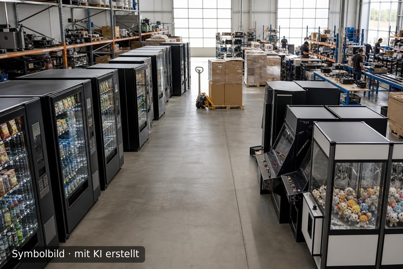 Etabliertes Vending-Unternehmen bietet Beteiligung zur Expansion im Bereich Automatenhande Symbolbild – mit KI erstellt