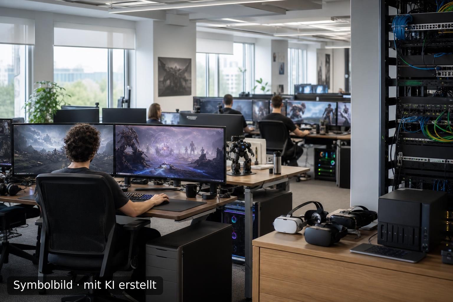 Nachfolge im Bereich Online-Gaming-Entwicklung im Landkreis Mainz-Bingen Symbolbild – mit KI erstellt
