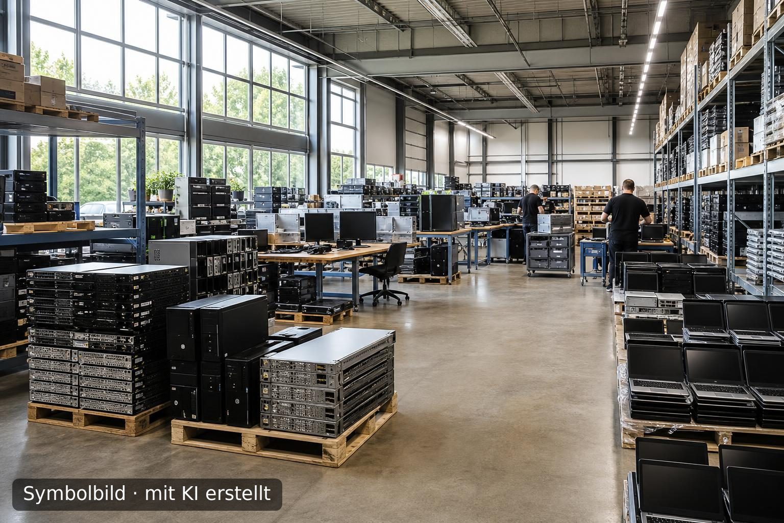 Etabliertes EDV-Remarketing-Unternehmen in Oberbayern zur Beteiligung Symbolbild – mit KI erstellt