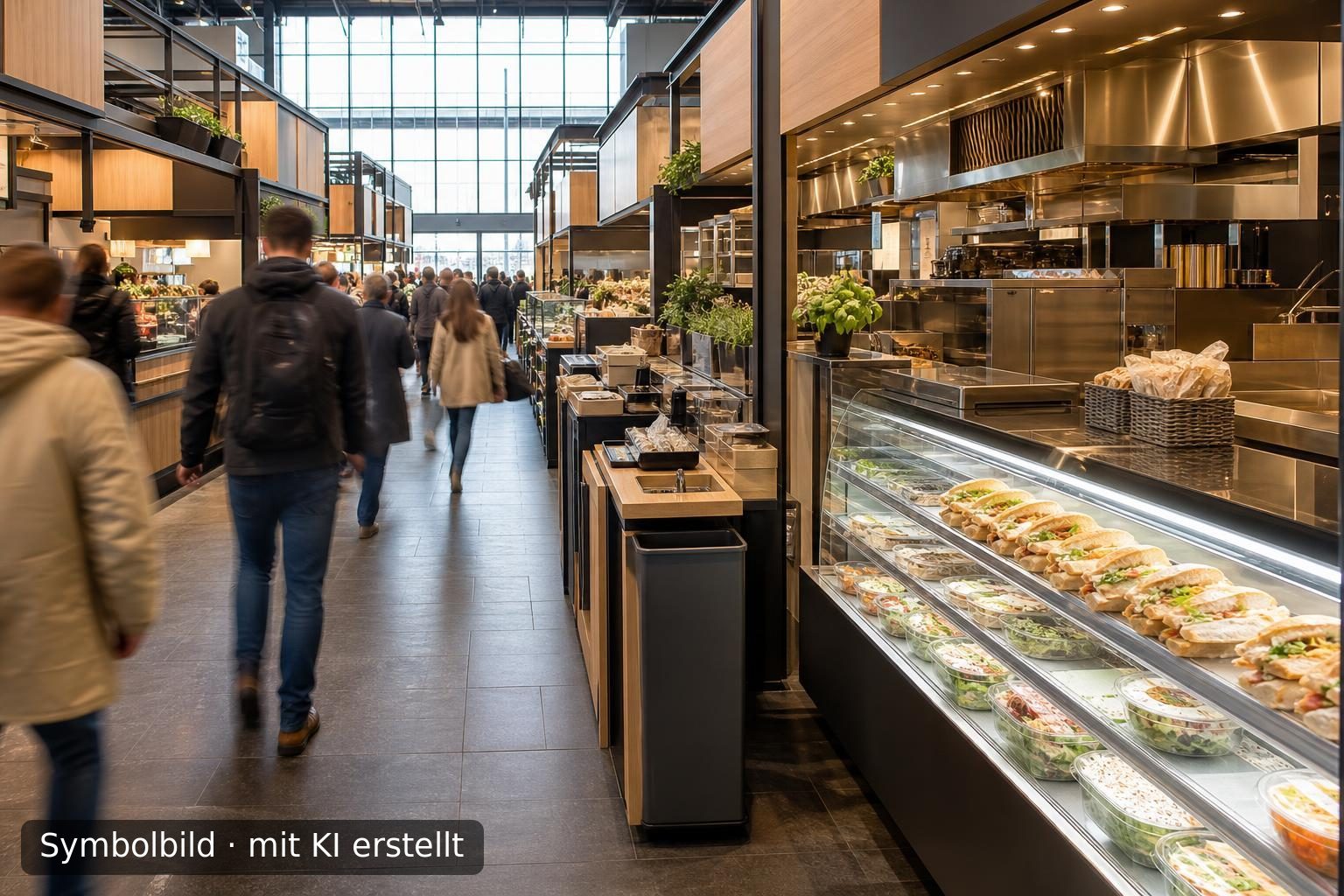 Etablierte Multi-Unit-Systemgastronomie in Hochfrequenzlagen Symbolbild – mit KI erstellt