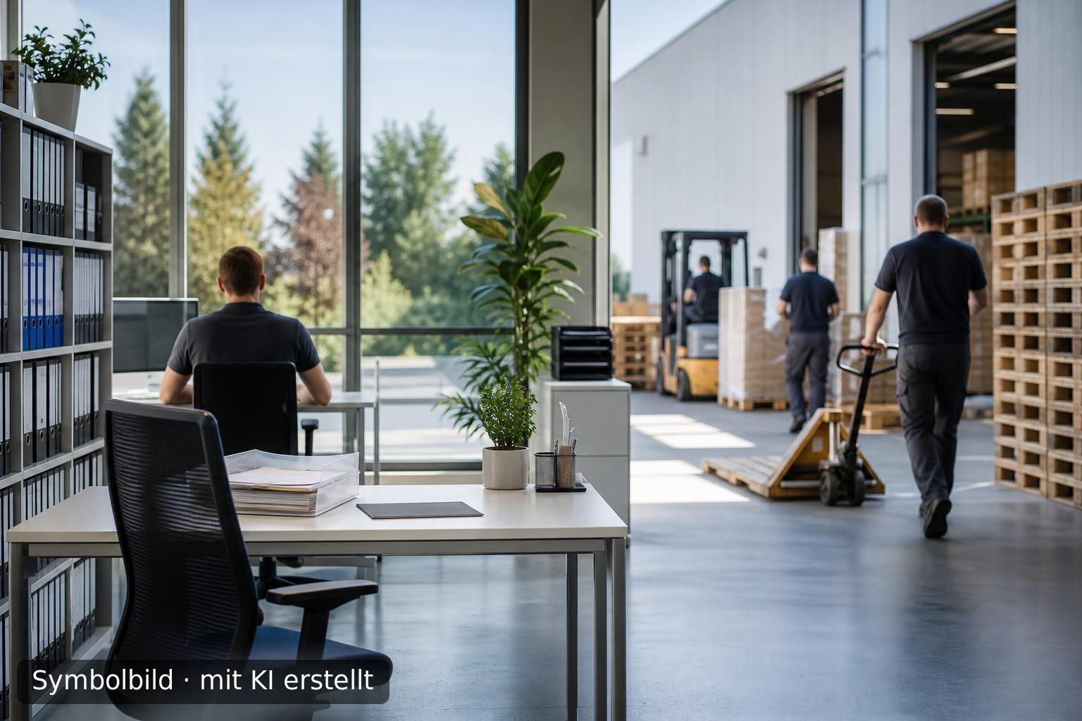 Etabliertes Zeitarbeitsunternehmen für gewerbliches Personalleasing in Niederbayern Symbolbild – mit KI erstellt