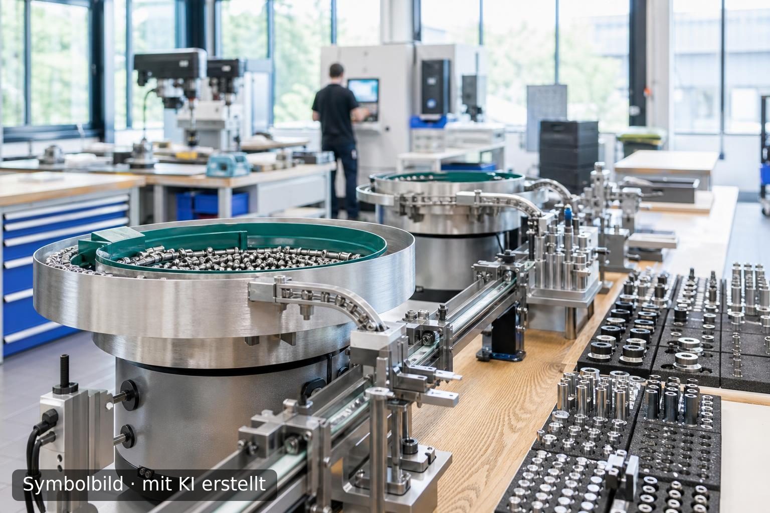 Nachfolge im Maschinenbau: Spezialist für Sortiertechnik im Raum Stuttgart Symbolbild – mit KI erstellt