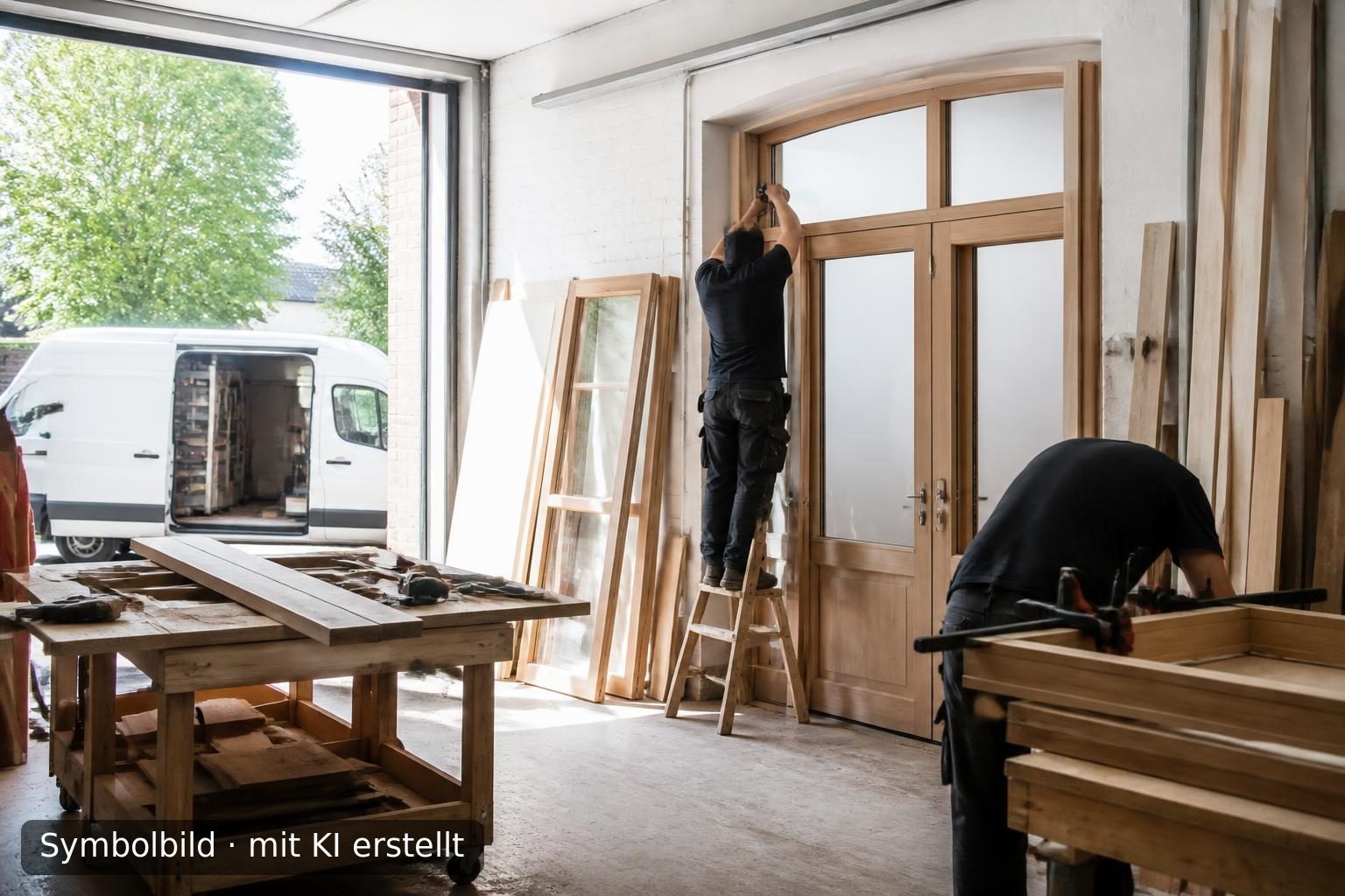 Etablierte Tischlerei mit Fokus auf Montage und Reparatur im Raum Dortmund zur Nachfolge Symbolbild – mit KI erstellt