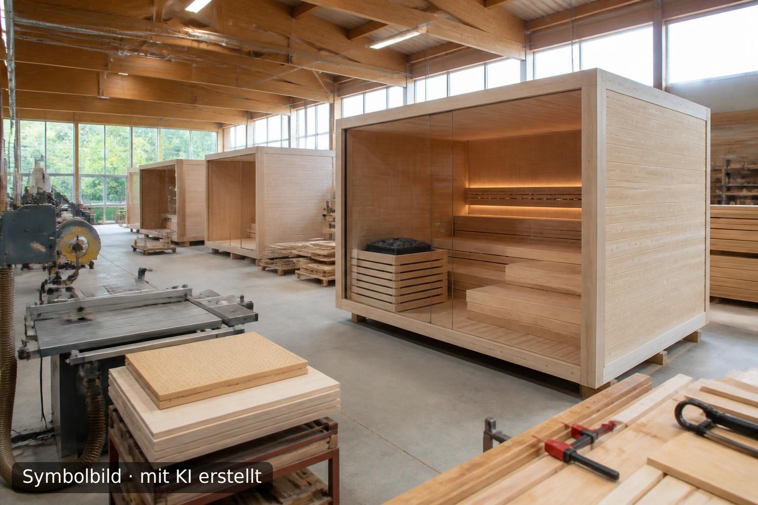 Nachfolge im exklusiven Saunabau-Handwerksbetrieb in Nordrhein-Westfalen Symbolbild – mit KI erstellt