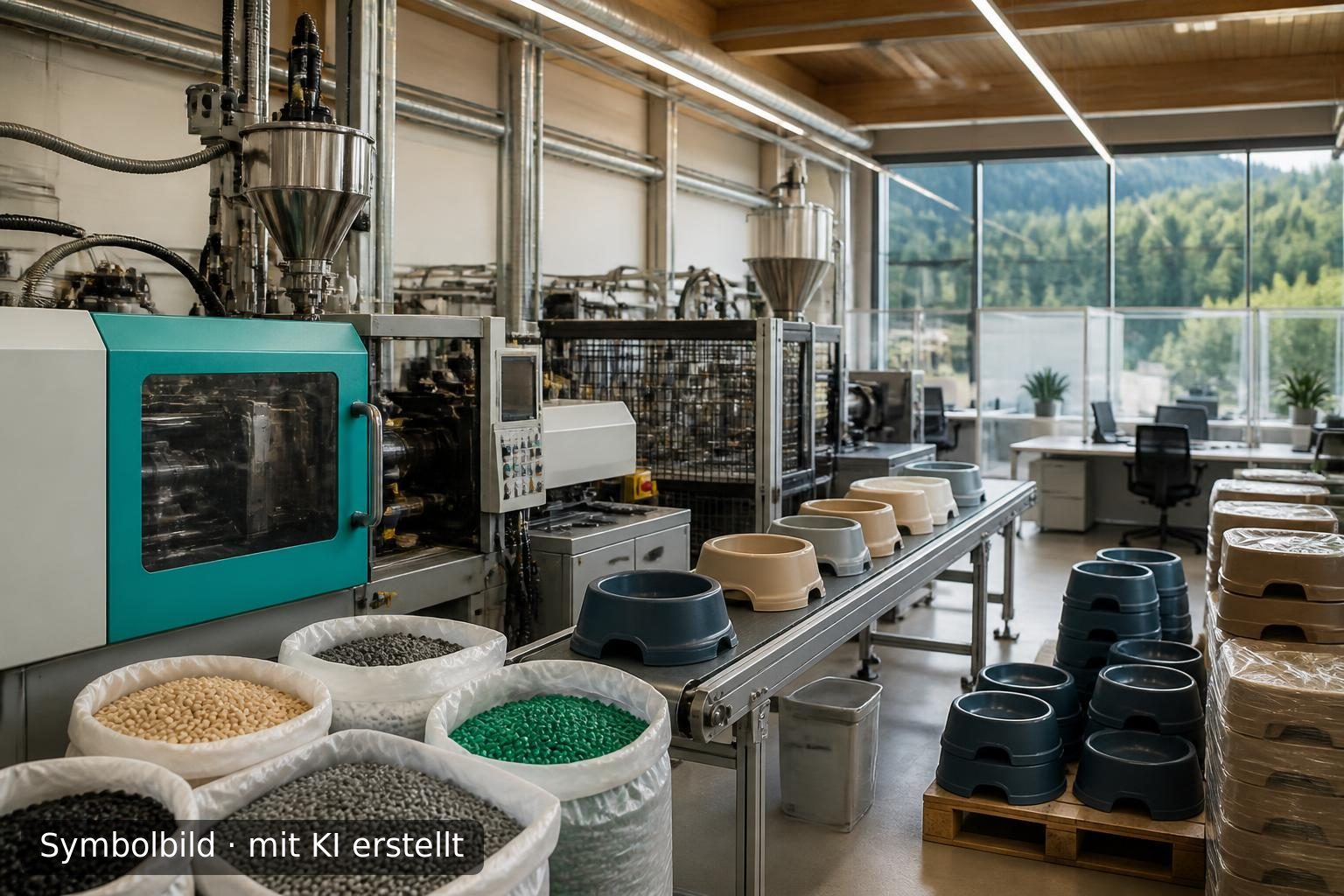 Nachfolgeregelung: Kunststoffverarbeitender Betrieb in der Region Schwarzwald-Baar Symbolbild – mit KI erstellt