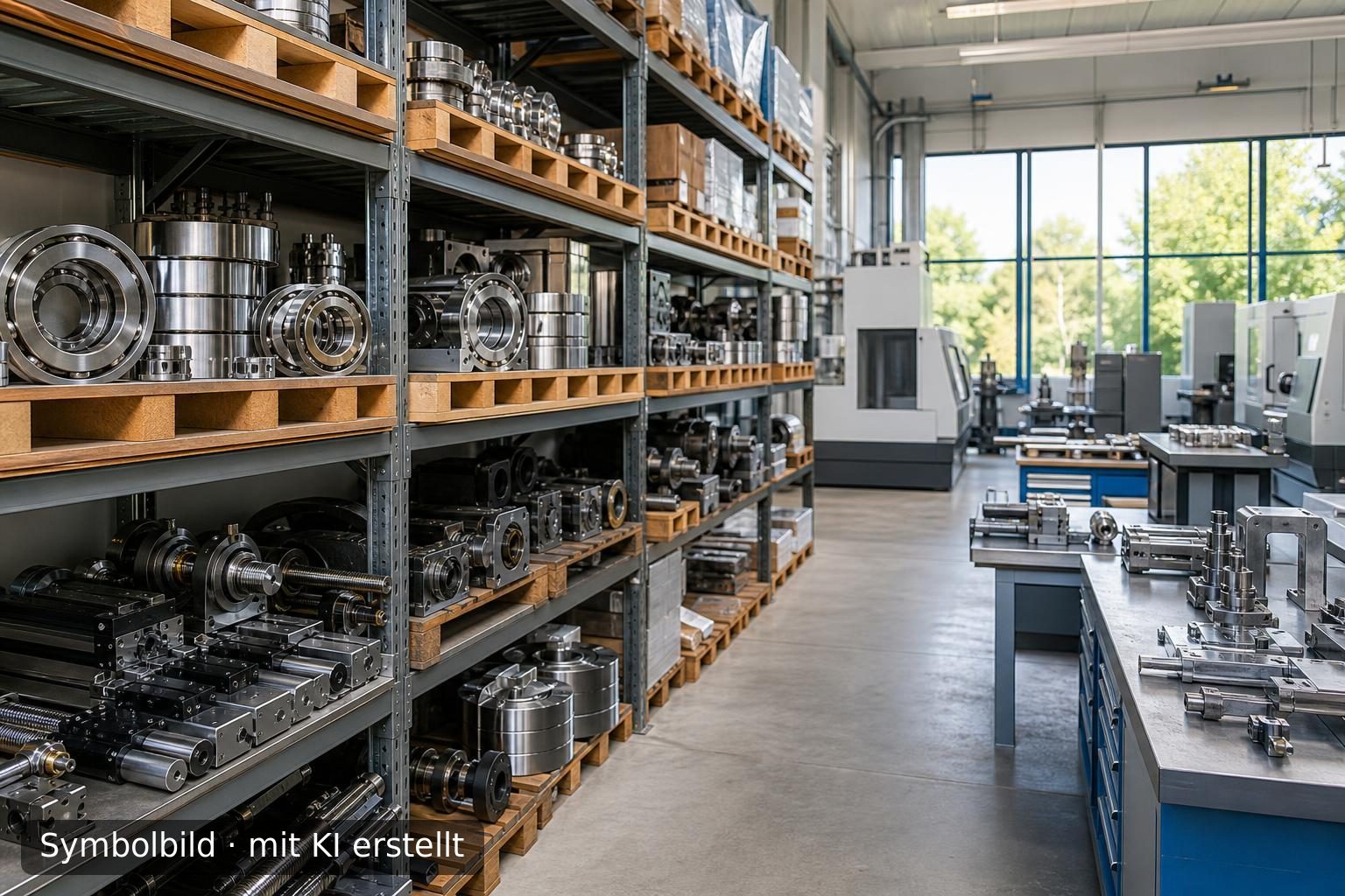 Nachfolge im technischen Handel für Antriebstechnik und Maschinenbau in Süddeutschland (PL Symbolbild – mit KI erstellt