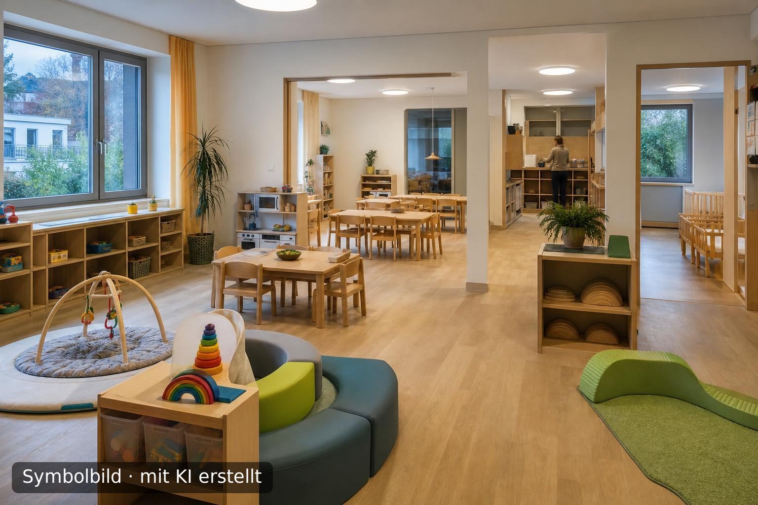 Etablierte Kita-Gruppe in der Zentralschweiz zur Nachfolge Symbolbild – mit KI erstellt