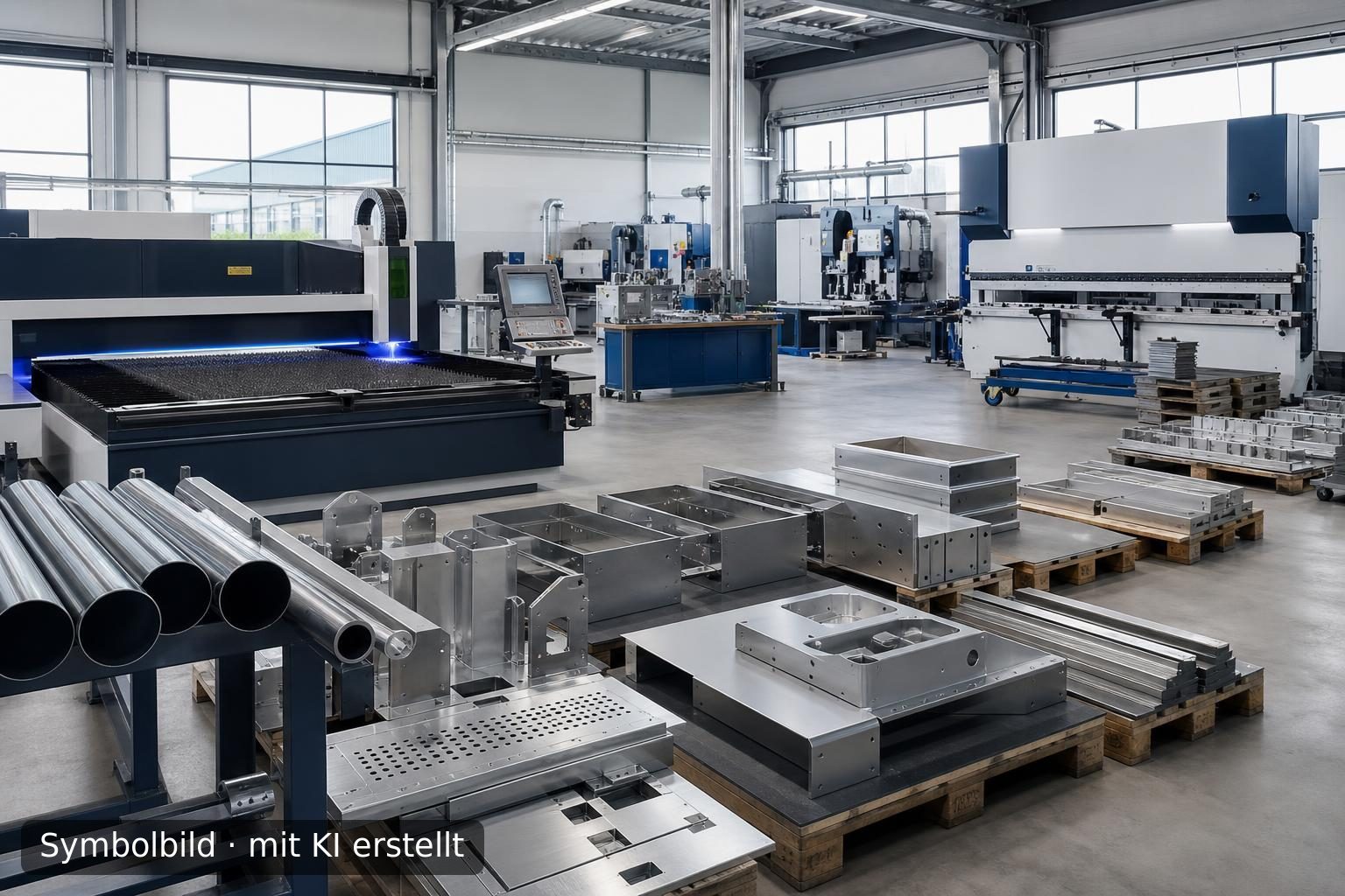 Metallbauunternehmen sucht Nachfolger/Käufer Symbolbild – mit KI erstellt