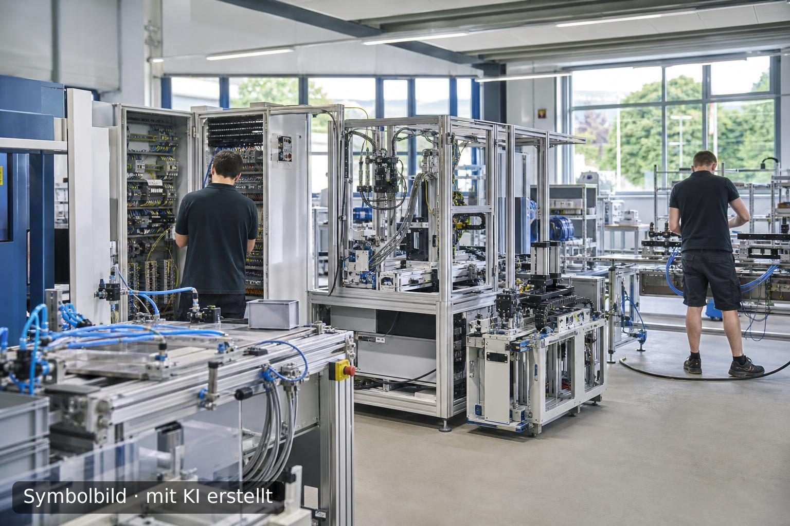 Verkauf eines Unternehmens im Bereich Prüf- und Automatisierungstechnik in der Bodenseereg Symbolbild – mit KI erstellt
