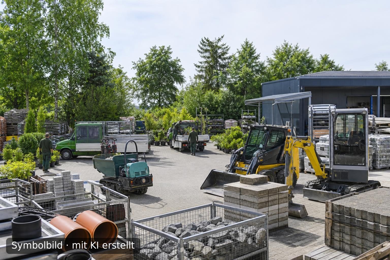 Etablierter Garten- und Landschaftsbaubetrieb in Vorpommern-Greifswald zur Nachfolge Symbolbild – mit KI erstellt
