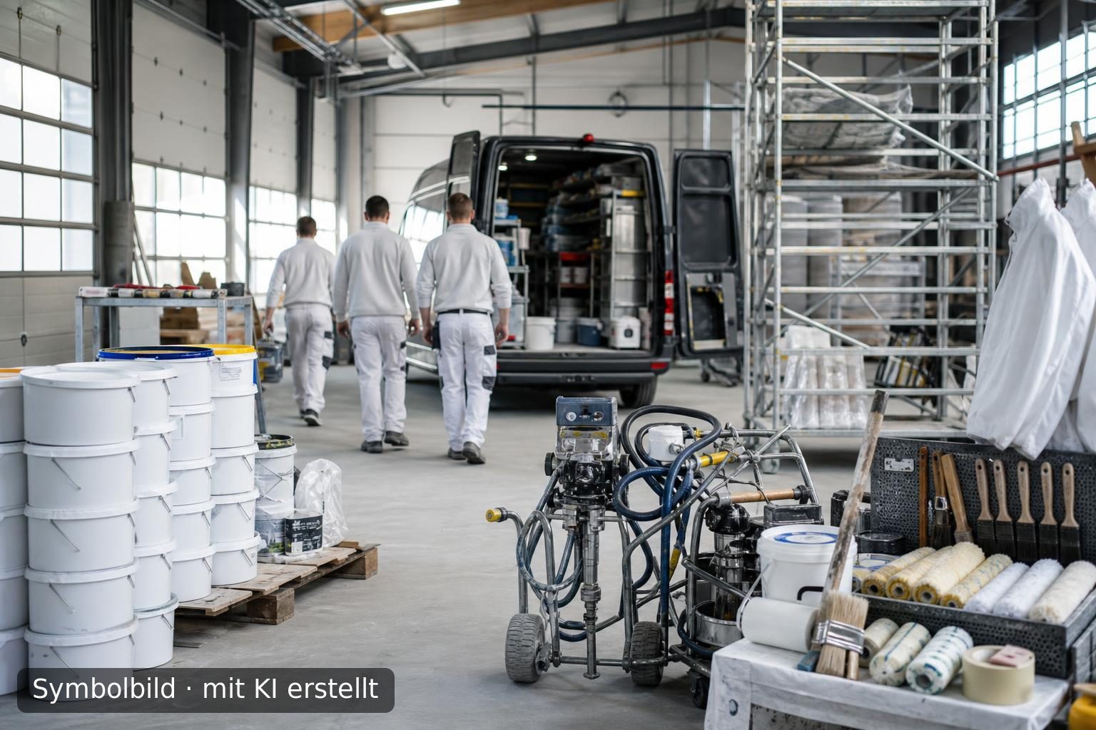 Etablierter Maler- und Lackiererbetrieb in Thüringen zur Nachfolge Symbolbild – mit KI erstellt
