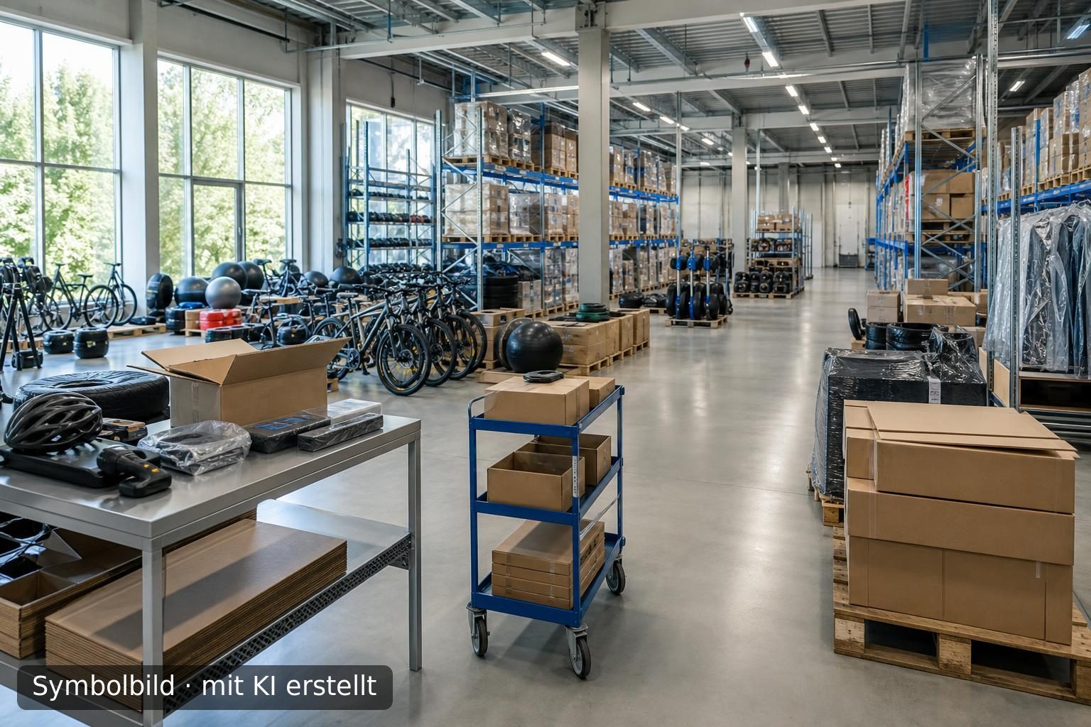 E-Commerce-Unternehmen im Sportsegment in Brandenburg zur Nachfolge Symbolbild – mit KI erstellt