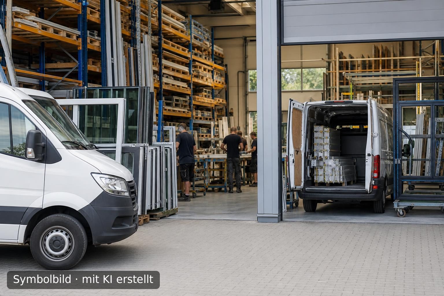 Ertragsstarker Bauelemente-Großhandel in der Region Pinneberg zum Verkauf Symbolbild – mit KI erstellt