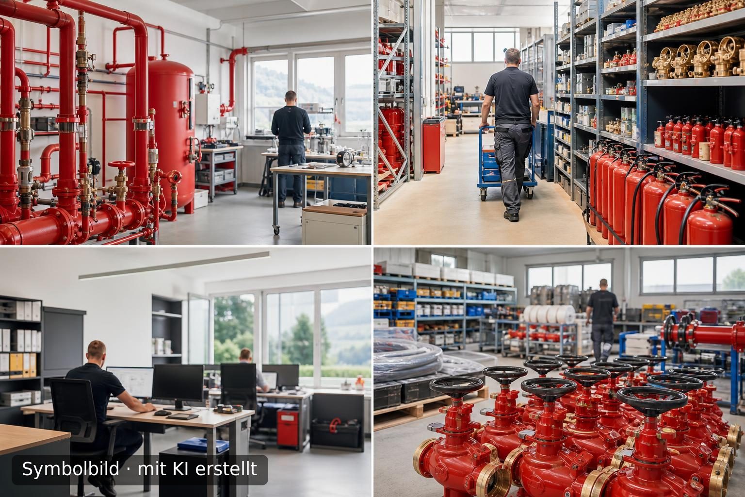 Etabliertes Unternehmen für Brandschutztechnik in Ostösterreich zu verkaufen Symbolbild – mit KI erstellt