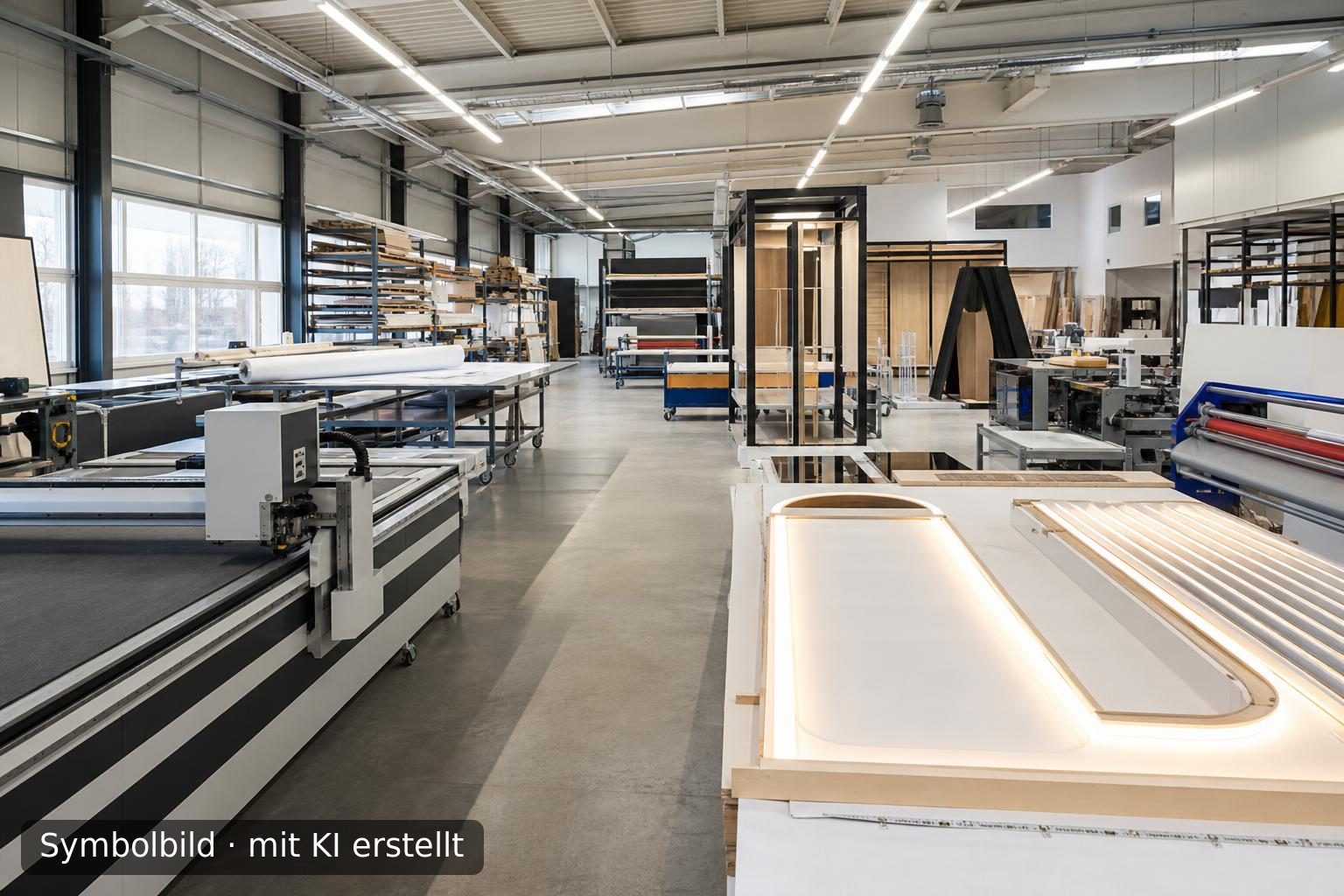 Etabliertes Unternehmen für Werbetechnik und Ladenbau in Niederösterreich zur Nachfolge Symbolbild – mit KI erstellt