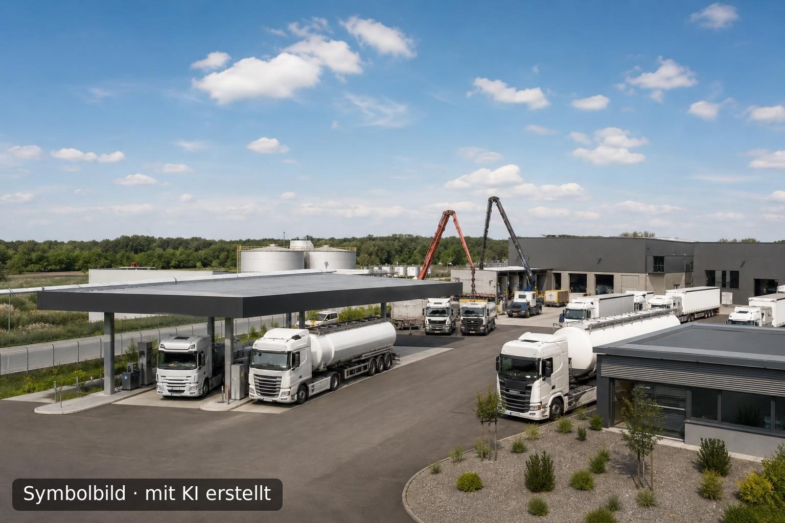 Etablierter Mineralölbetrieb mit Logistiksparte im Raum Gießen zum Verkauf Symbolbild – mit KI erstellt