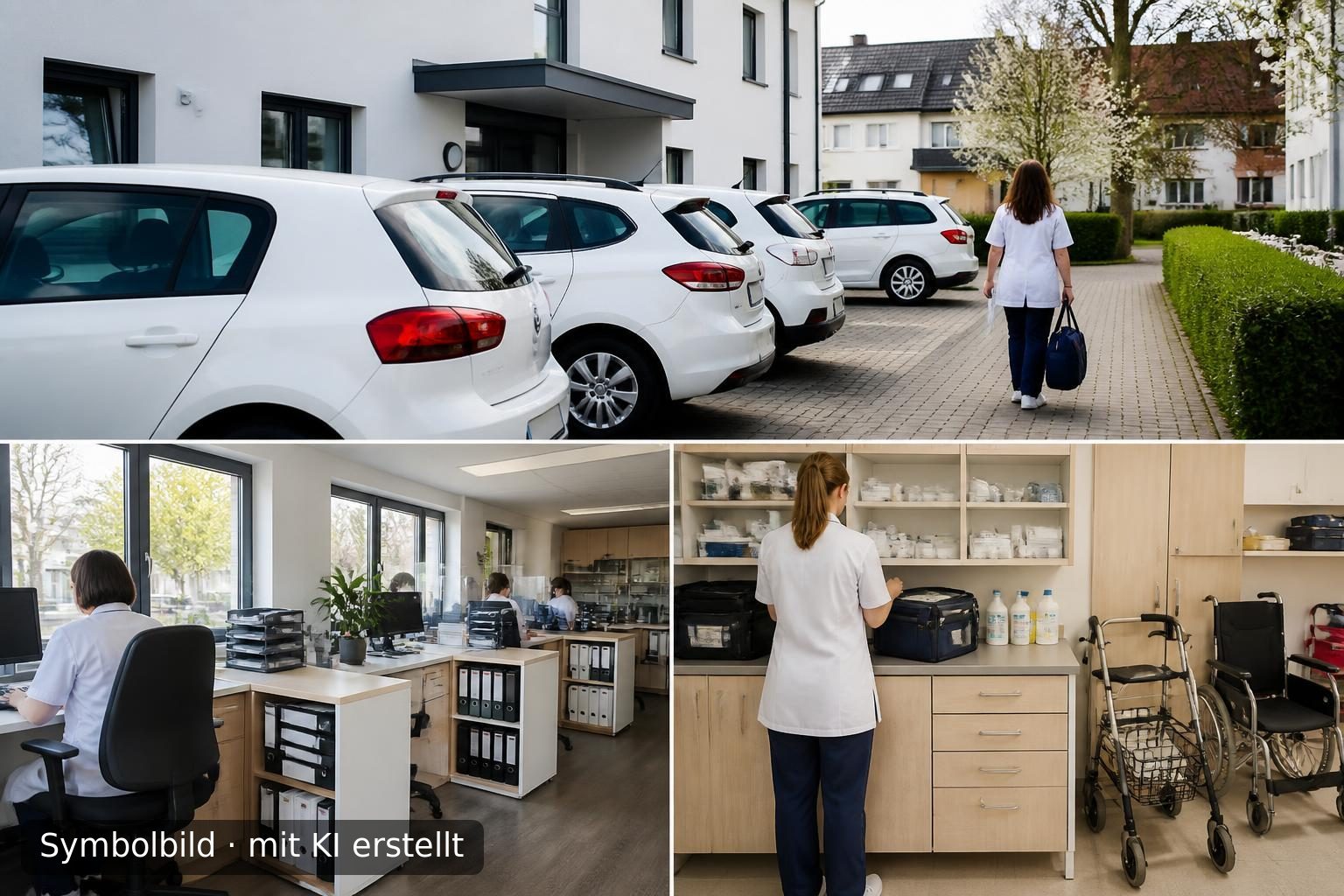 Etablierter ambulanter Pflegedienst in Deutschland sucht Nachfolger zur Übernahme Symbolbild – mit KI erstellt