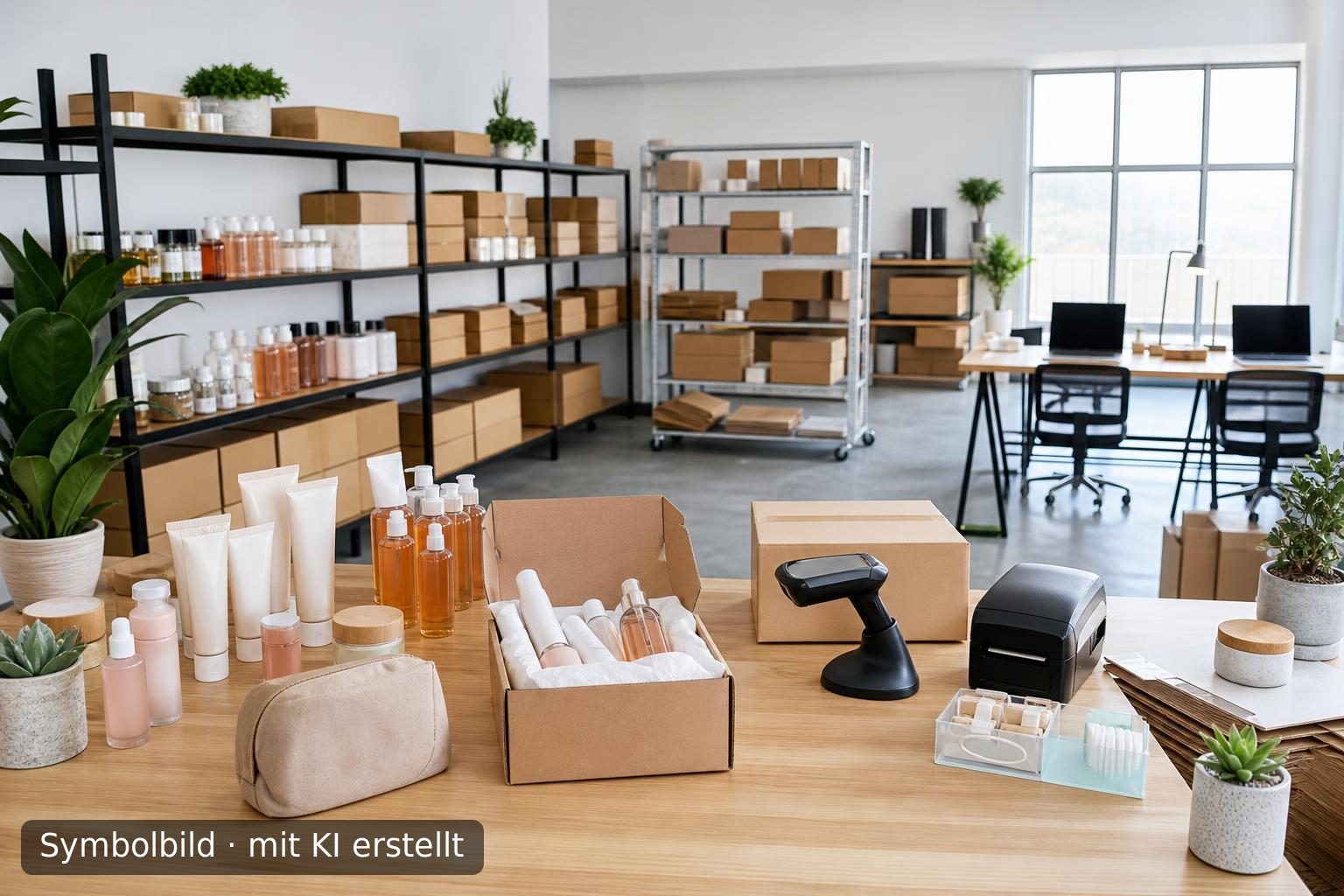 Etablierte D2C-Marke im Bereich Beauty und Oral Care im Raum Warendorf zum Verkauf Symbolbild – mit KI erstellt