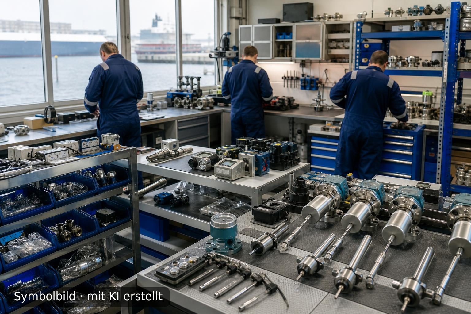 Maritimer Dienstleister & Technikspezialist in Schleswig-Holstein zur Nachfolge Symbolbild – mit KI erstellt
