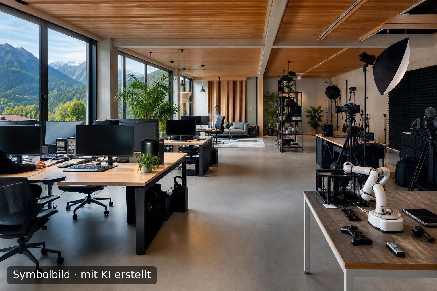 Etablierte Creative-Tech Agentur in Bayern mit Fokus auf AI und Brand Innovation Symbolbild – mit KI erstellt