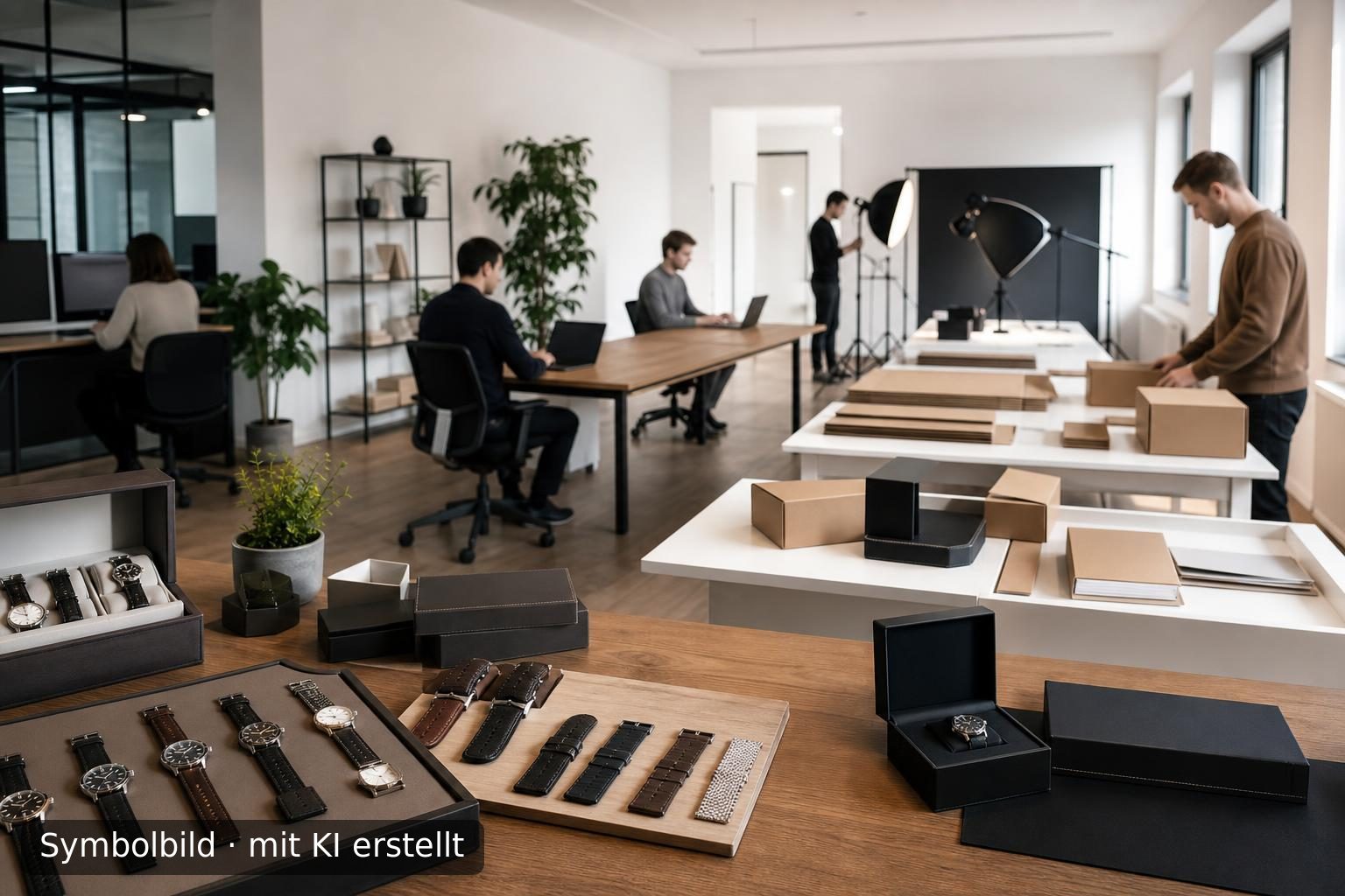 Etablierte E-Commerce-Marke in der Uhren-Nische in Baden-Württemberg zur Nachfolge Symbolbild – mit KI erstellt