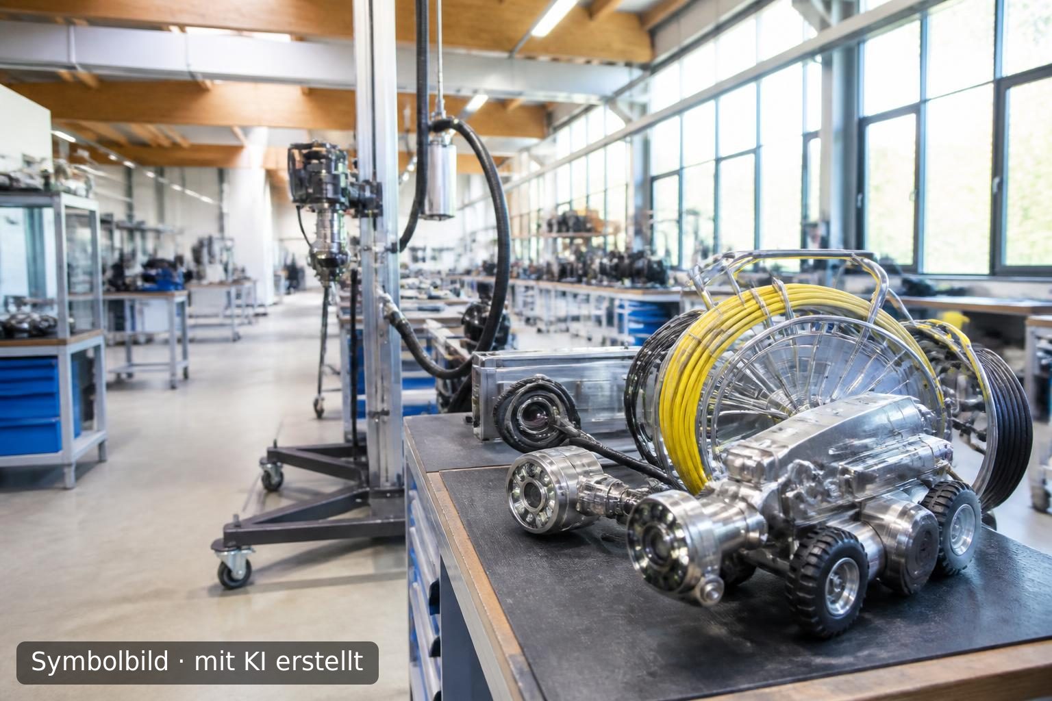 Innovative Umwelttechnik: Hersteller für Rohrinspektion in Bayern zu verkaufen Symbolbild – mit KI erstellt