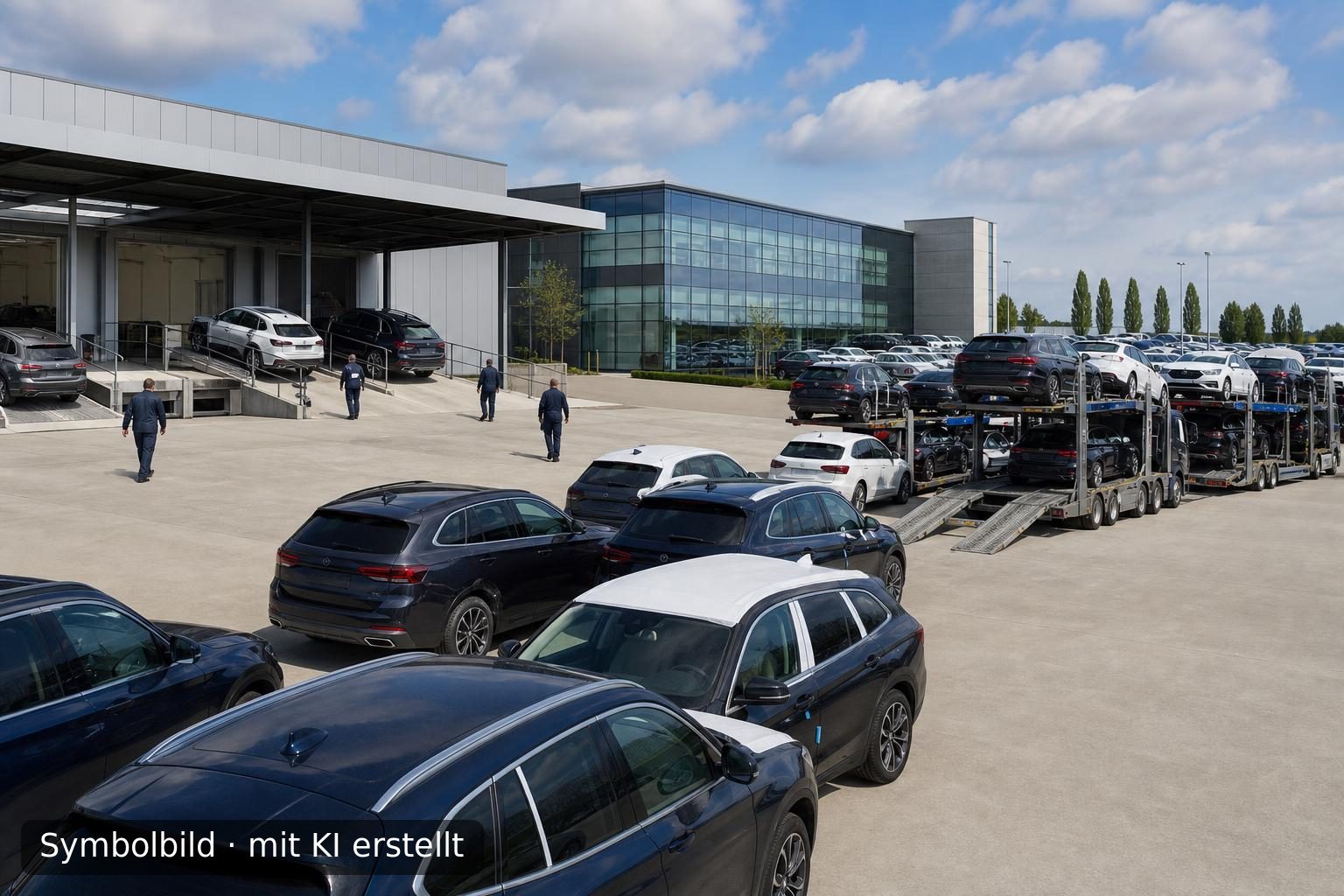 Etablierter B2B-Fahrzeuggroßhandel in Süddeutschland zu verkaufen Symbolbild – mit KI erstellt