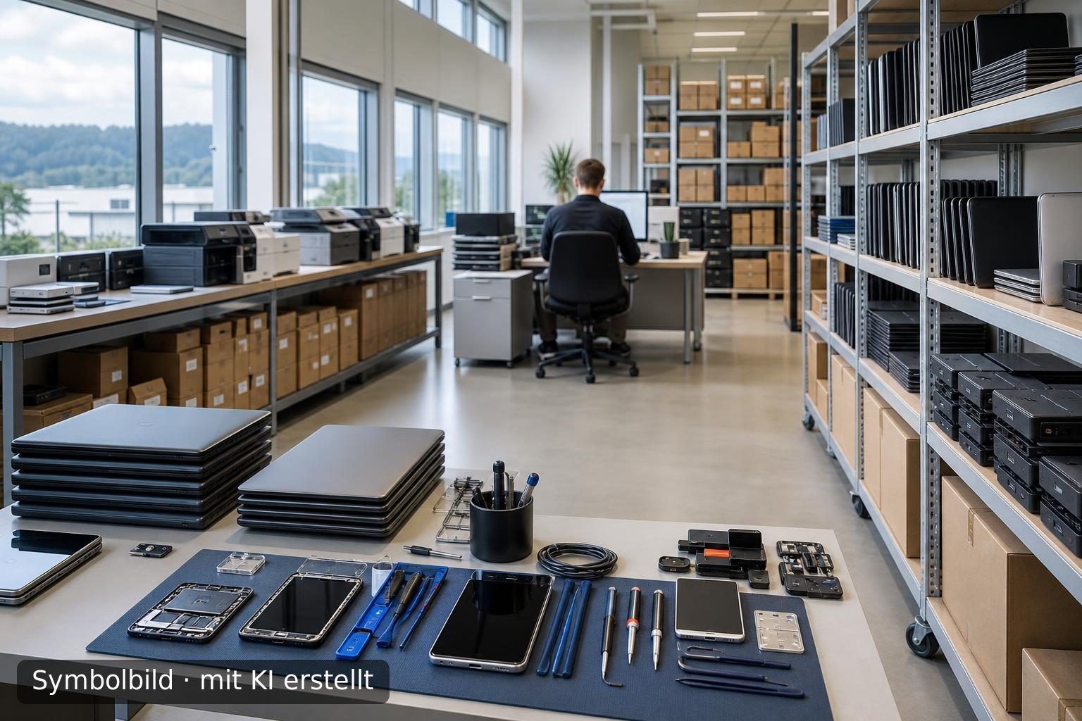 Etablierter ICT-Beschaffungsspezialist in der Nordwestschweiz zu verkaufen Symbolbild – mit KI erstellt