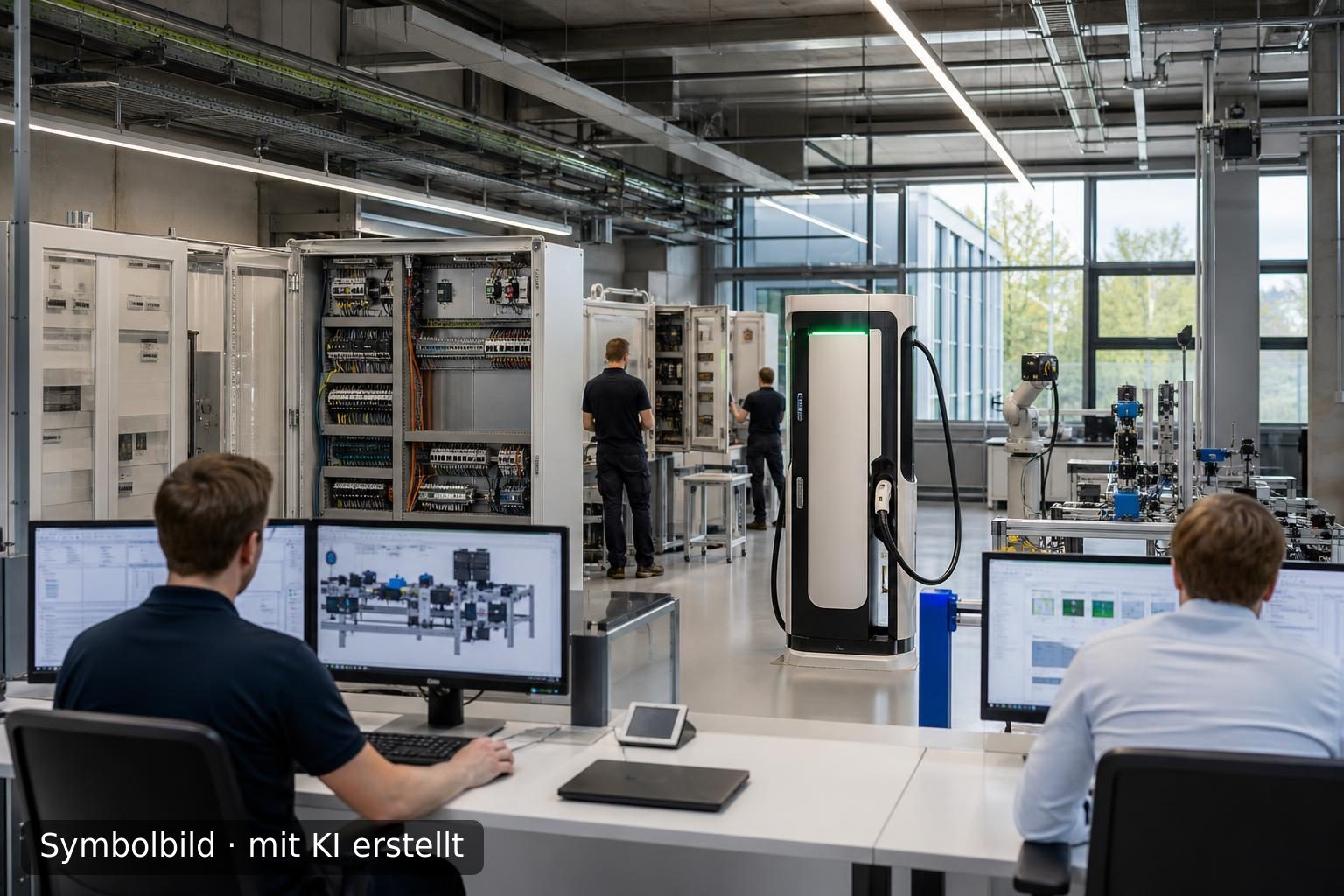 Nachfolge Industrie-Automatisierung und Smart Infrastructure in Ostdeutschland Symbolbild – mit KI erstellt