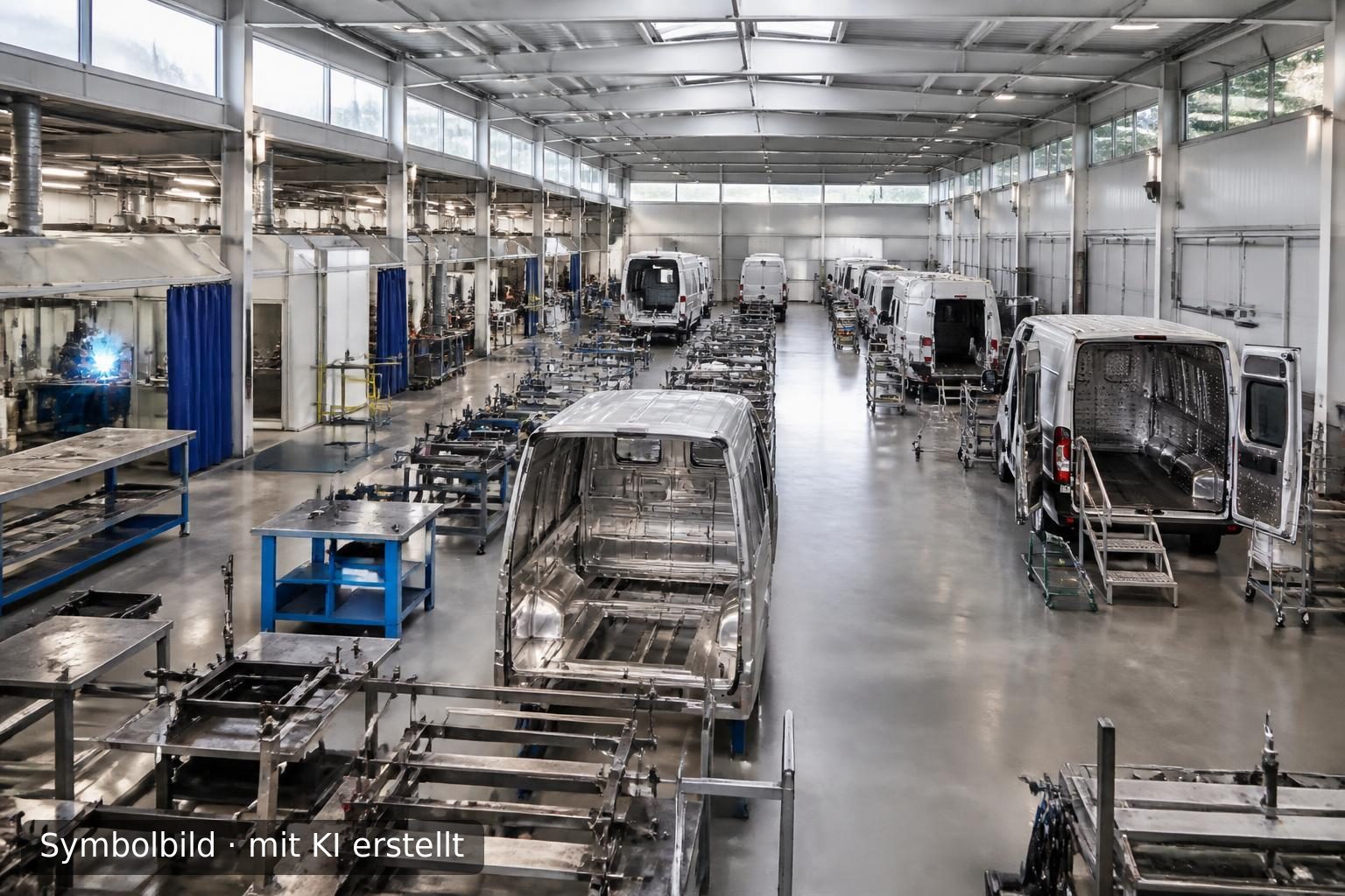 Etabliertes Fahrzeugbauunternehmen im Großraum Stuttgart zu verkaufen Symbolbild – mit KI erstellt