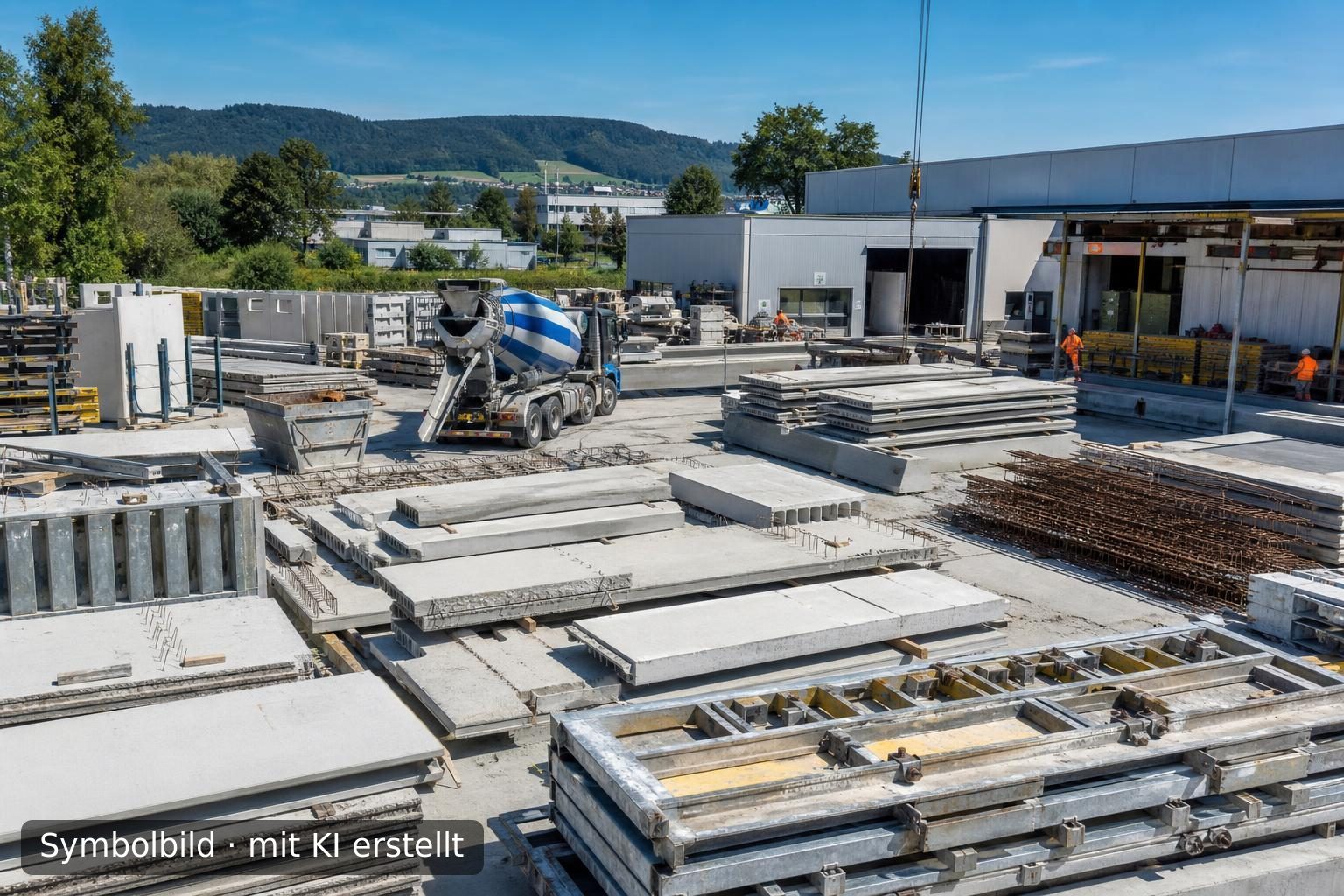 Etabliertes Betonbau-Unternehmen in der Region Zürich zu verkaufen Symbolbild – mit KI erstellt