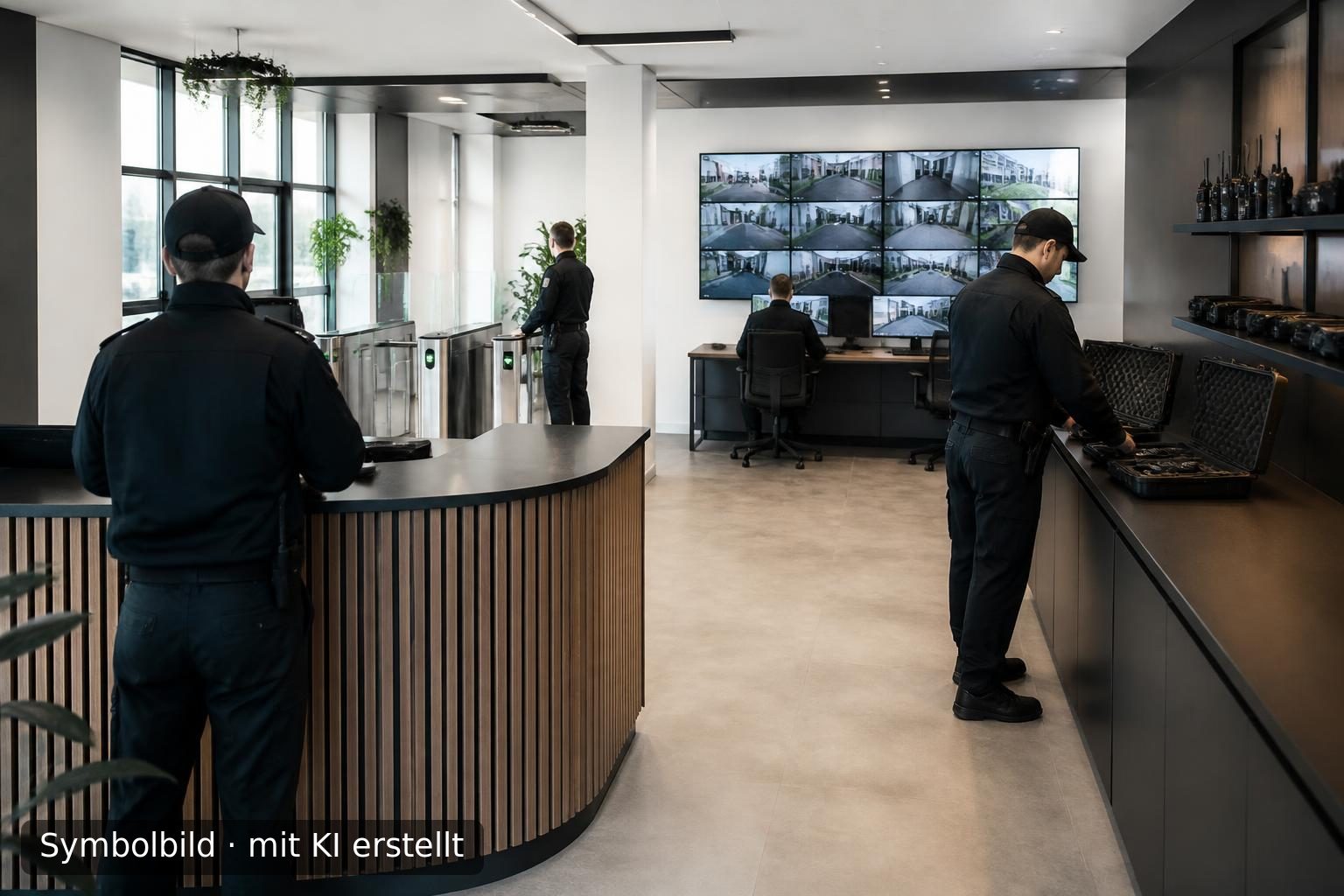 Sicherheitsunternehmen im Süden der Niederlande mit langfristigen Verträgen Symbolbild – mit KI erstellt