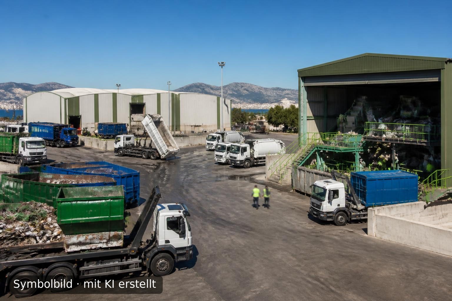Führendes Familienunternehmen für Abfallmanagement in Alicante Spanien Symbolbild – mit KI erstellt