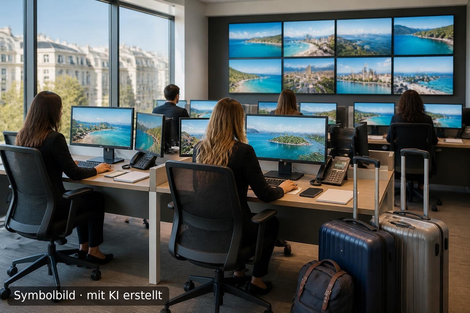 Etabliertes Online-Reisebüro in Spanien – Nische Kleingruppenreisen Symbolbild – mit KI erstellt