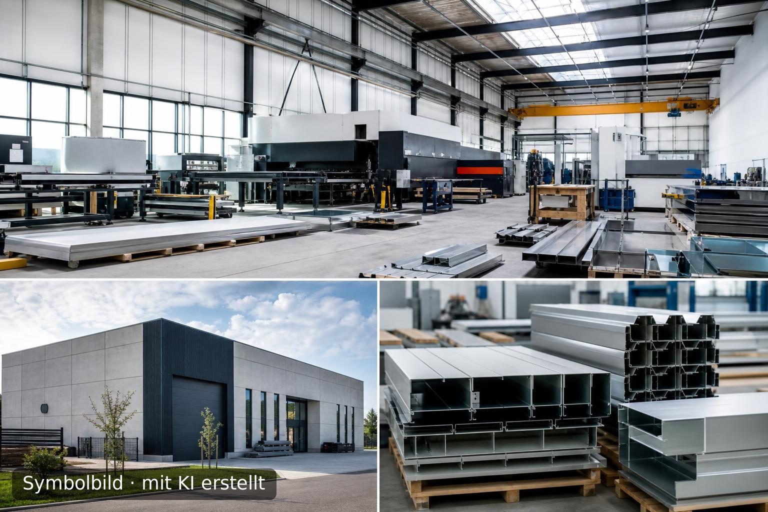 Metallverarbeitendes Unternehmen in Limburg, Belgien Symbolbild – mit KI erstellt