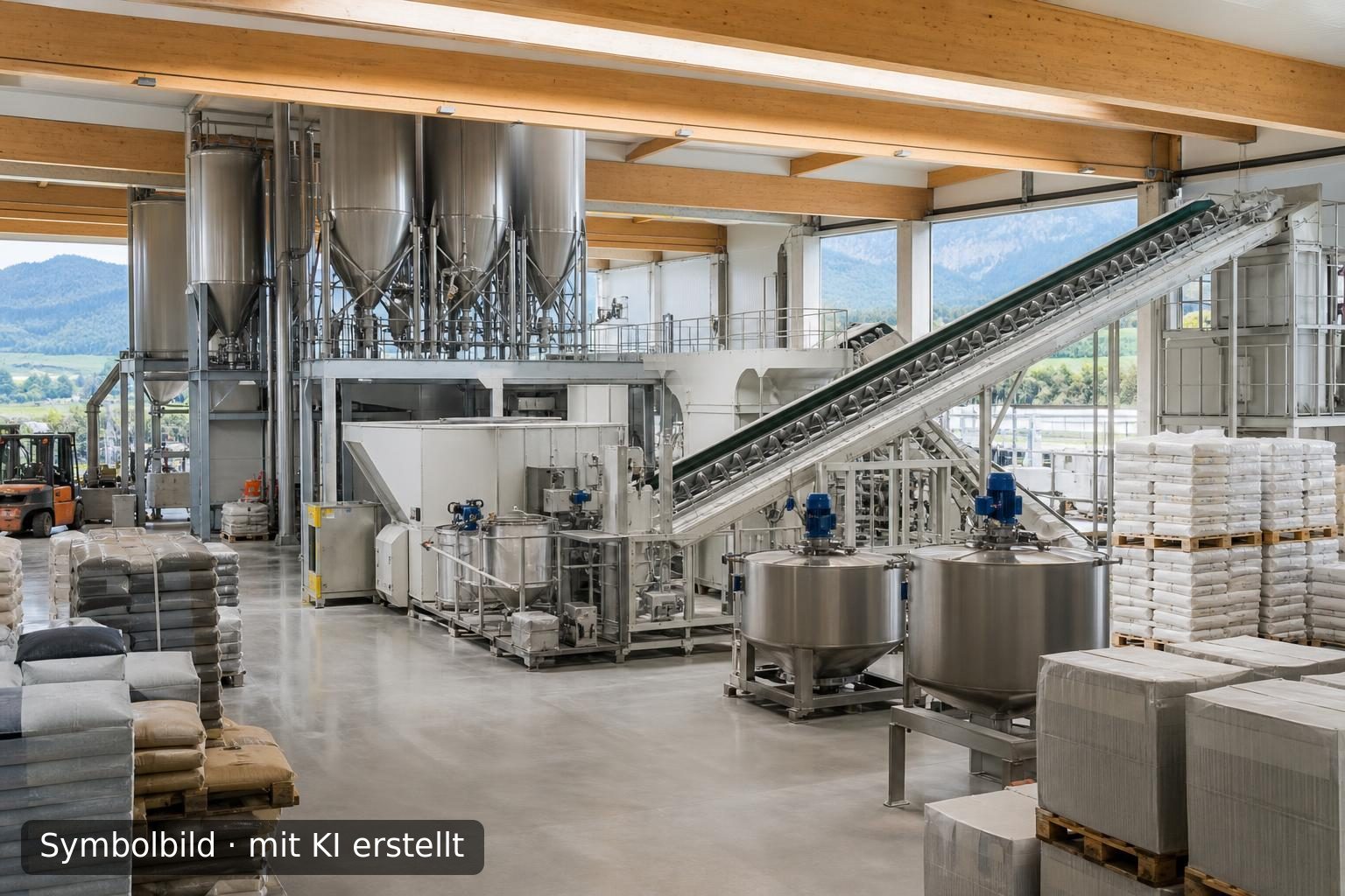 Nachfolgeregelung: Bauzulieferer für innovative Baustoffsysteme in der Schweiz Symbolbild – mit KI erstellt