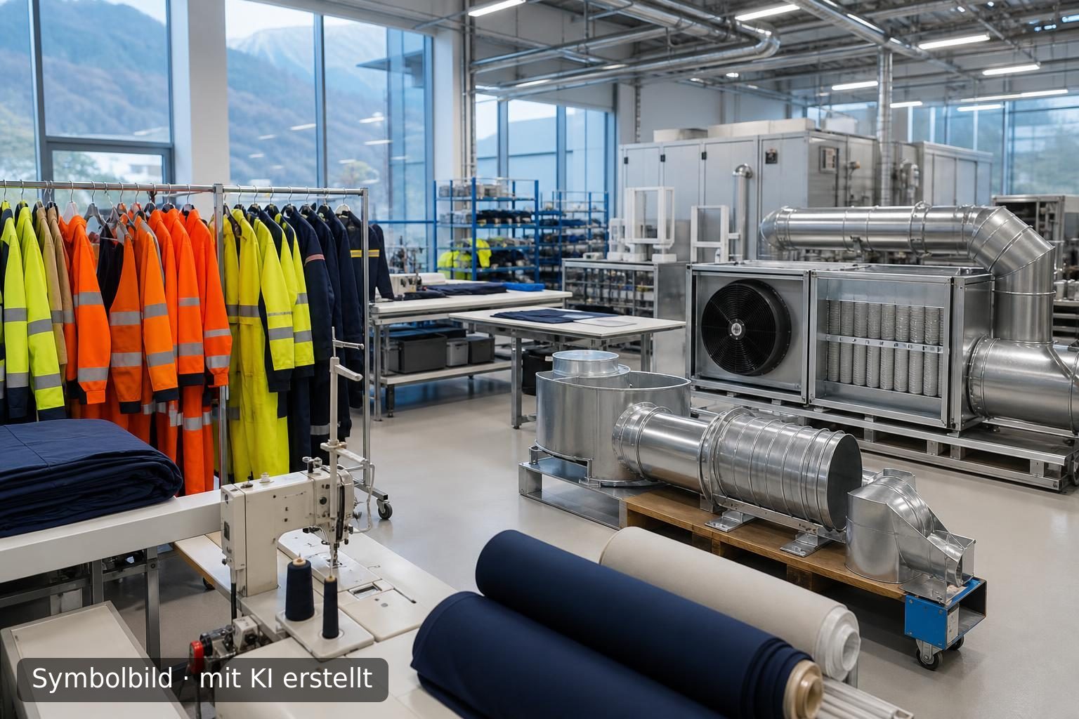 Technologieführer für Sicherheitsbekleidung und Belüftungssysteme in der Schweiz Symbolbild – mit KI erstellt