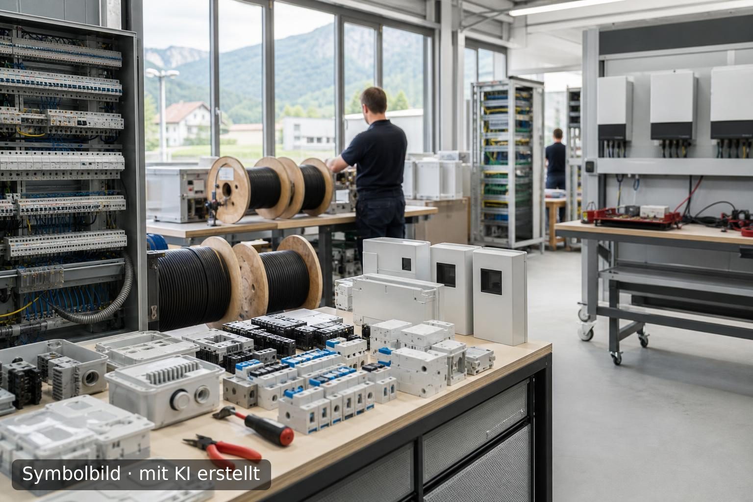 Etabliertes Elektrotechnikunternehmen in Österreich zu verkaufen Symbolbild – mit KI erstellt