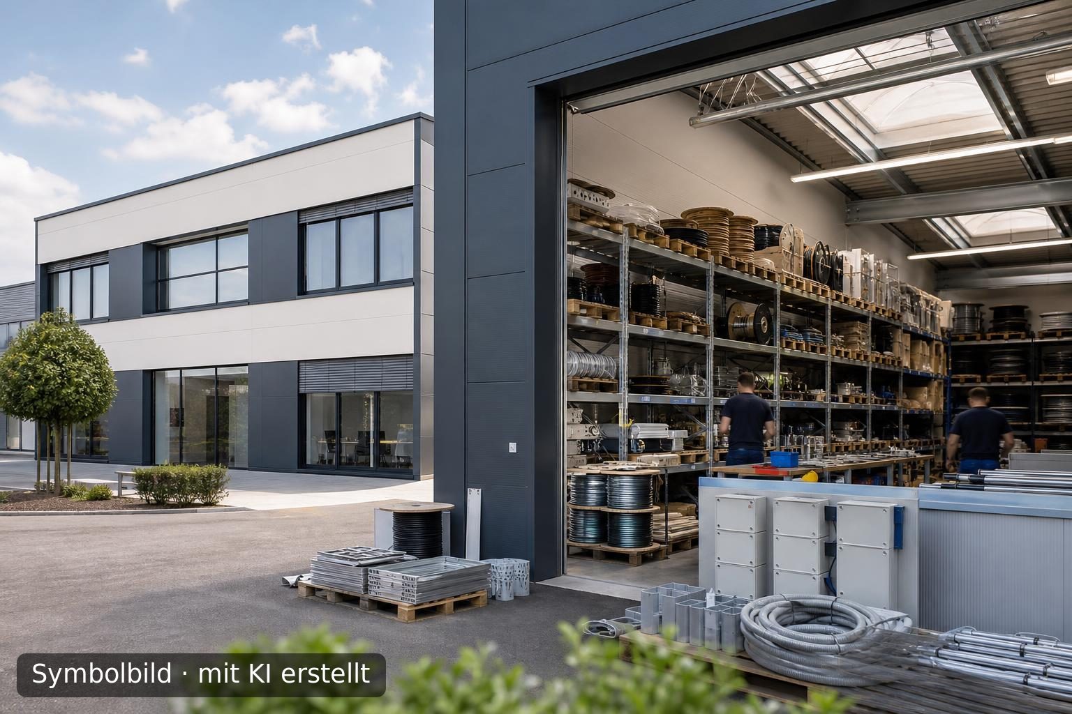 Etabliertes Unternehmen für Elektrotechnik und Lichttechnik in Niederösterreich zu verkauf Symbolbild – mit KI erstellt