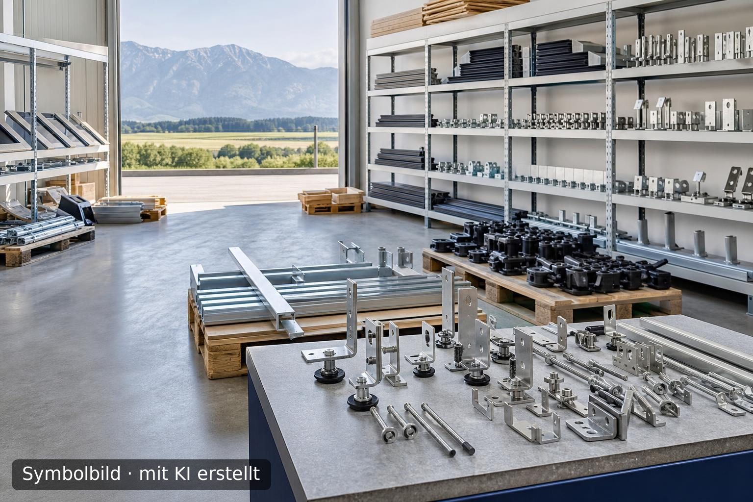 Spezialisiertes Handelsunternehmen für Befestigungstechnik in Oberösterreich Symbolbild – mit KI erstellt
