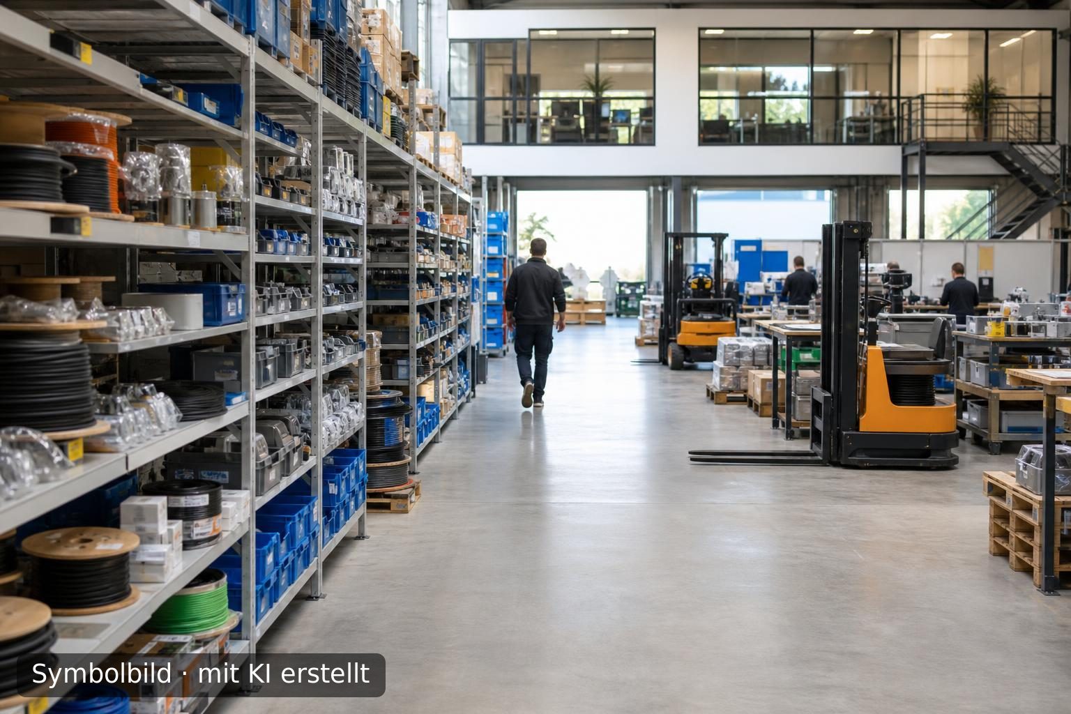 Nachfolge im Großhandel für elektronische Bauteile in Niederösterreich Symbolbild – mit KI erstellt